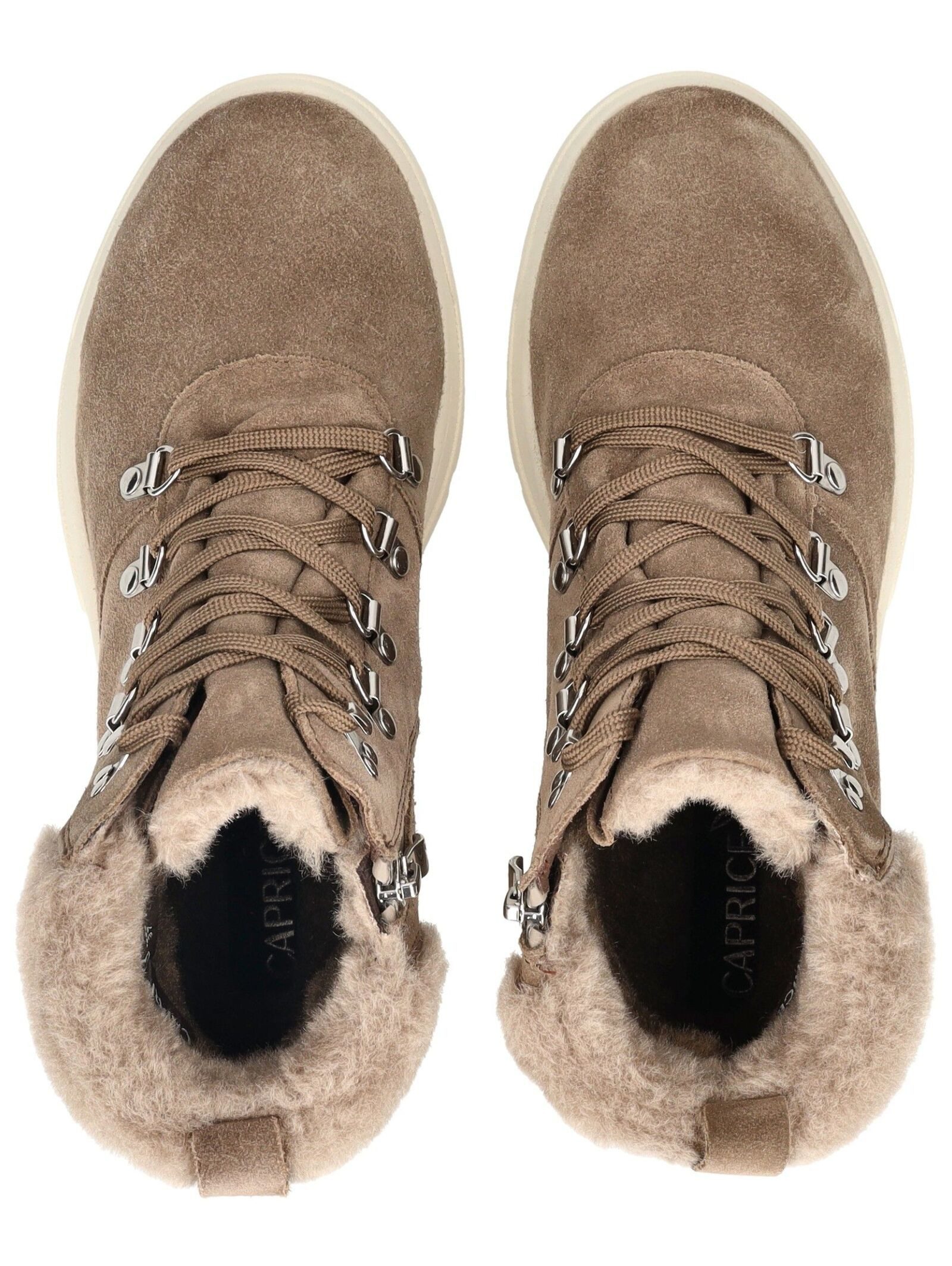 Caprice Stiefelette Leder/Textil . Schnürstiefelette