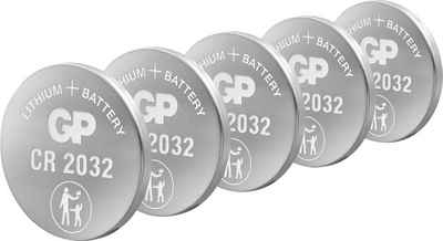 GP Batteries »CR2032 Lithium« Knopfzelle, CR2032 (3 V), 5 St