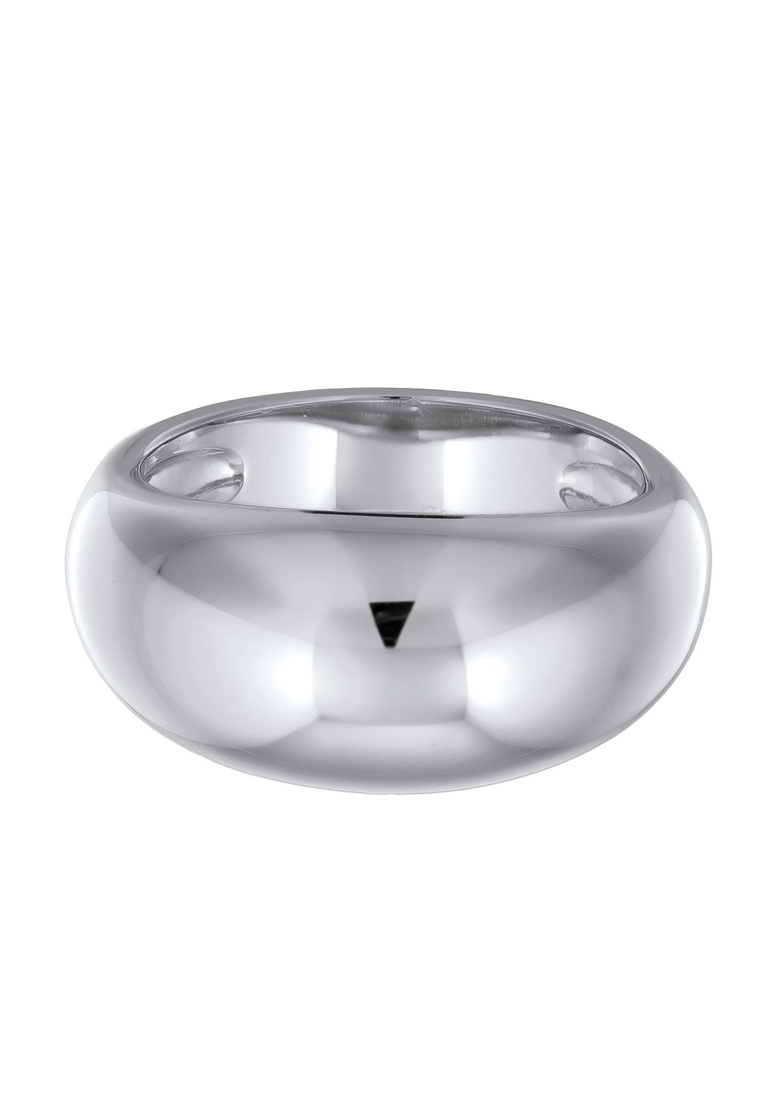 Elli Fingerring Chunky Ring Silberfarben für Damen