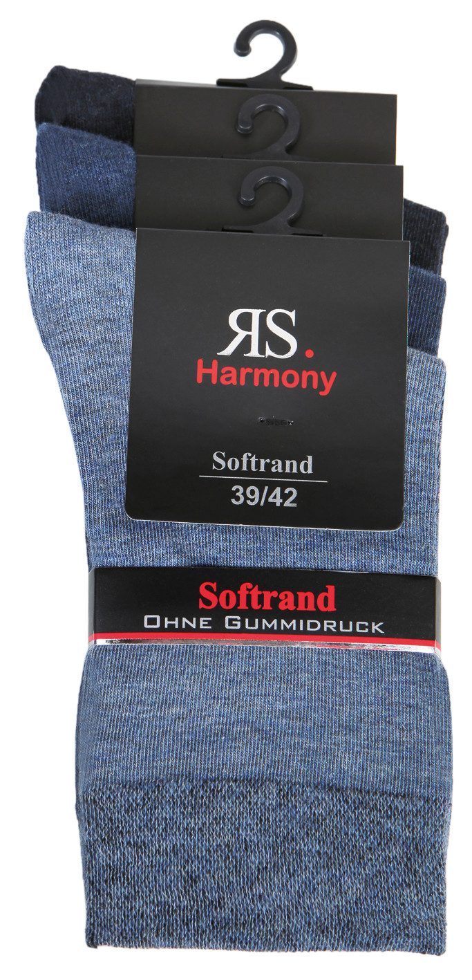 RS Harmony Socken RS. Harmony 13317 LADY STRUMPF 3er Pack 35-38, 39-42 jeanstöne