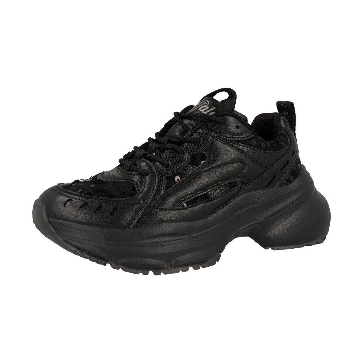 Buffalo Valencia Glam Damen Sneaker Turnschuhe, Sportschuhe, Freizeitschuhe, Halbschuhe, Schnürschuhe