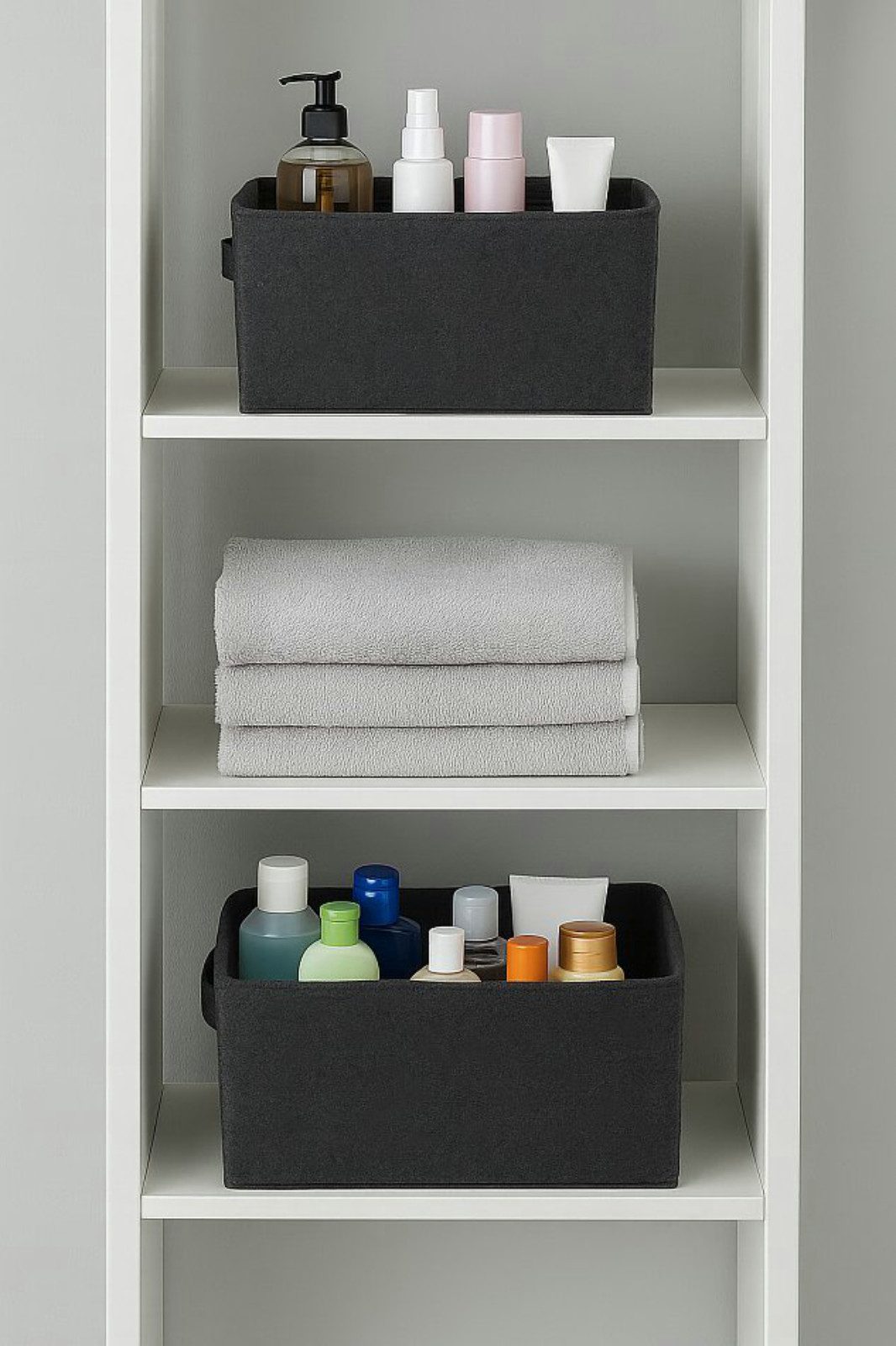 Koopman Aufbewahrungskorb Dekokorb Filzkorb Korb Badezimmerkorb Organizer ( günstig online kaufen