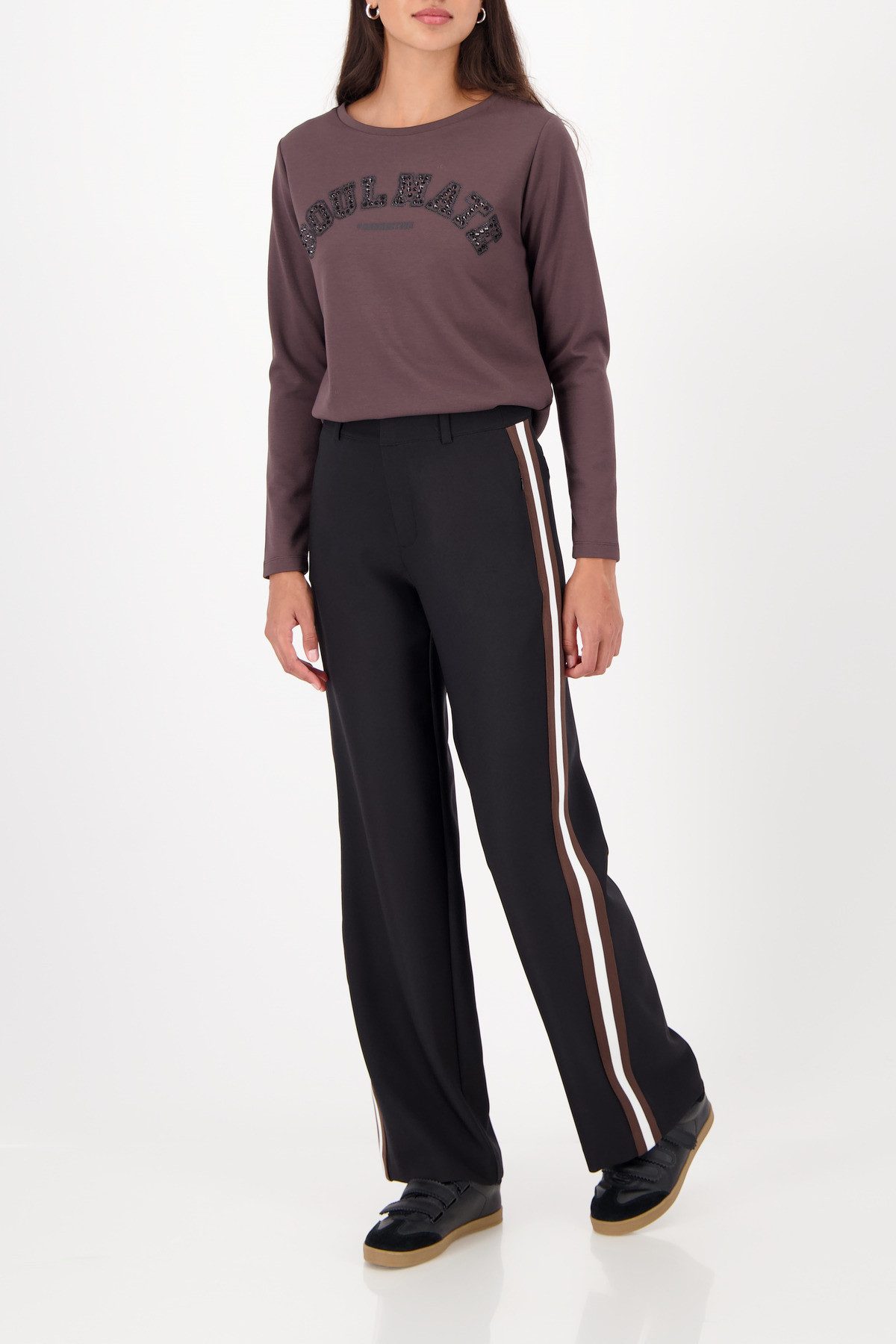 Monari Sweatshirt Regular fit mit Rundhalsausschnitt