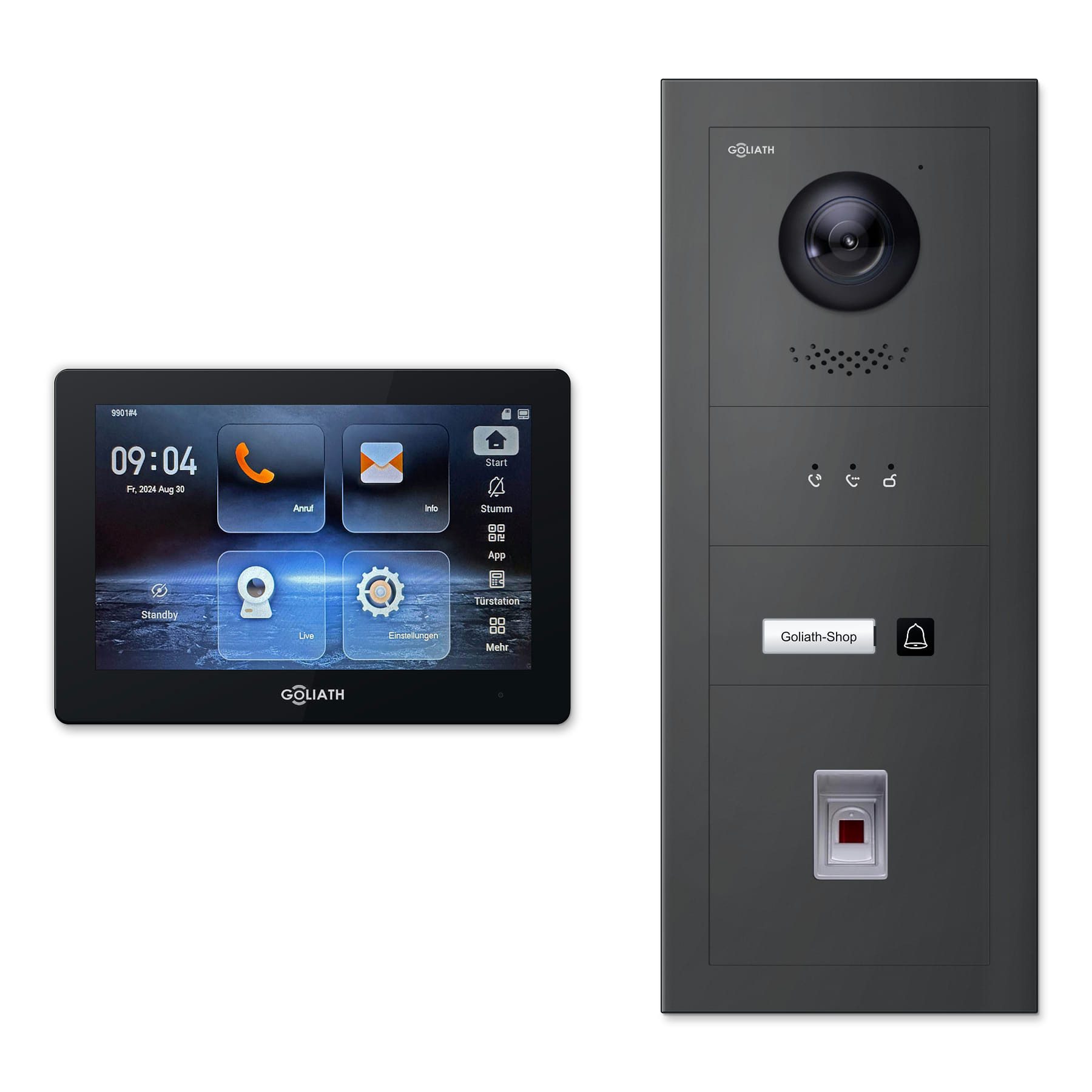 Goliath Intercom Video-Türsprechanlage Premium IP GL-IPH130M – 1 Familie