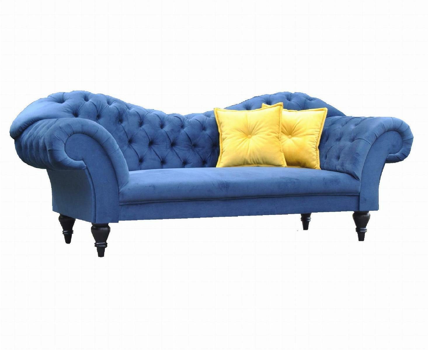 JVmoebel 3-Sitzer Chesterfield Dreisitzer Design in Textil Sitzer, Sitzer 3 Made Sofa Europe