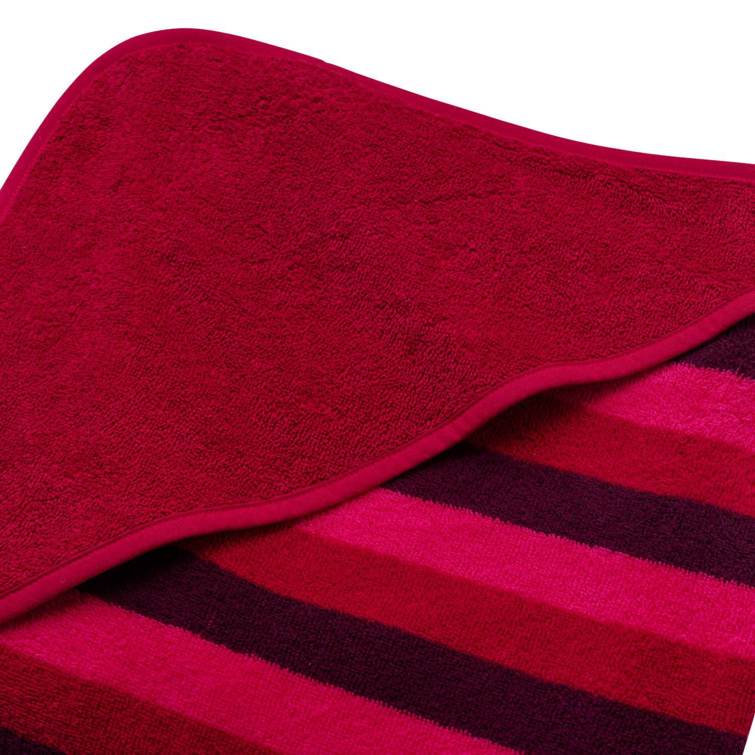 JAKO-O Handtücher JAKO-O Kapuzenhandtuch Kinder 140 x140cm, traube gestreif günstig online kaufen