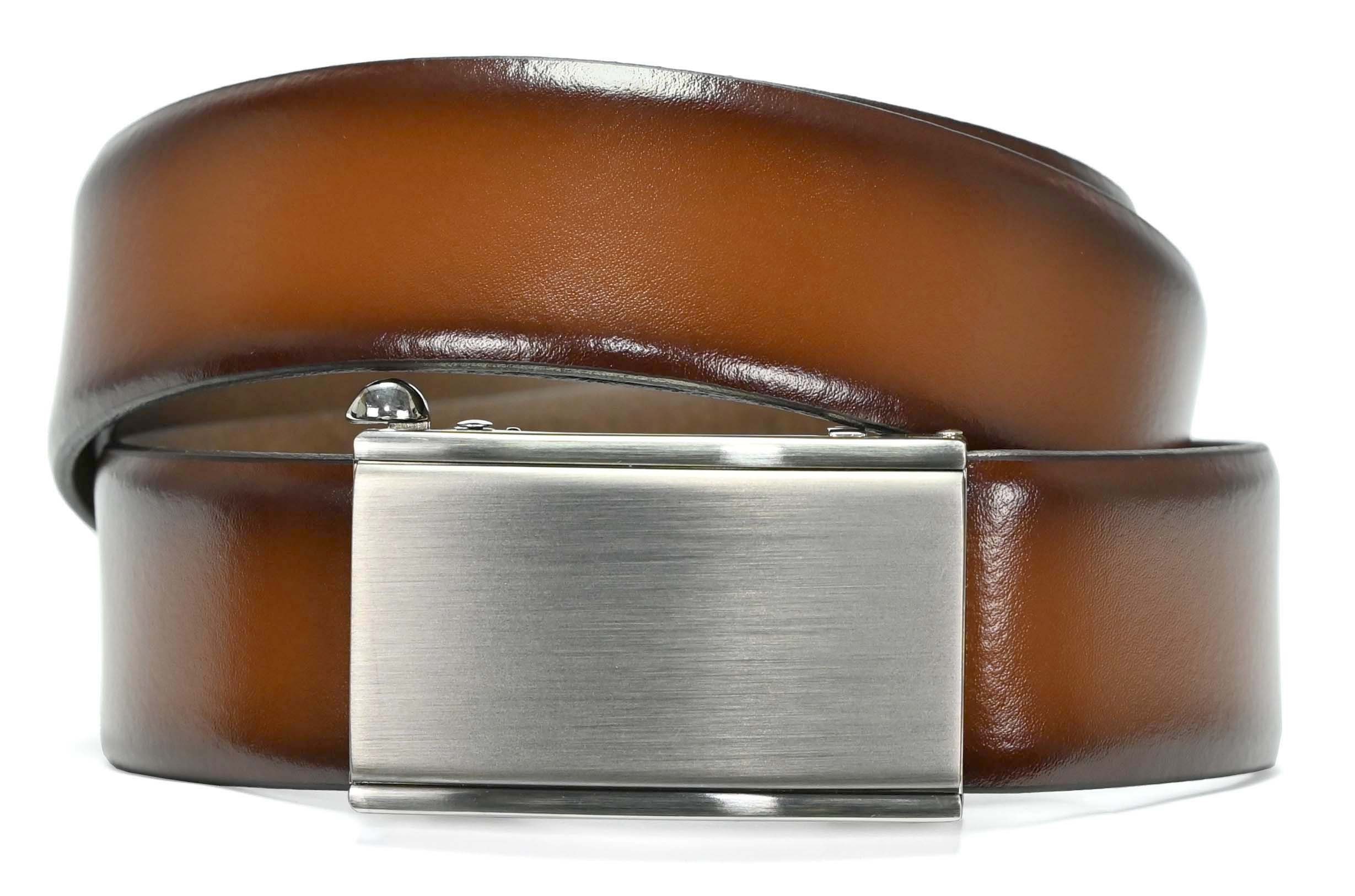 LLOYD Men’s Belts Ledergürtel LLOYD-Herren Automatic-Koppel-Leder-Gürtel 35mm, Fb-Cognac BW95