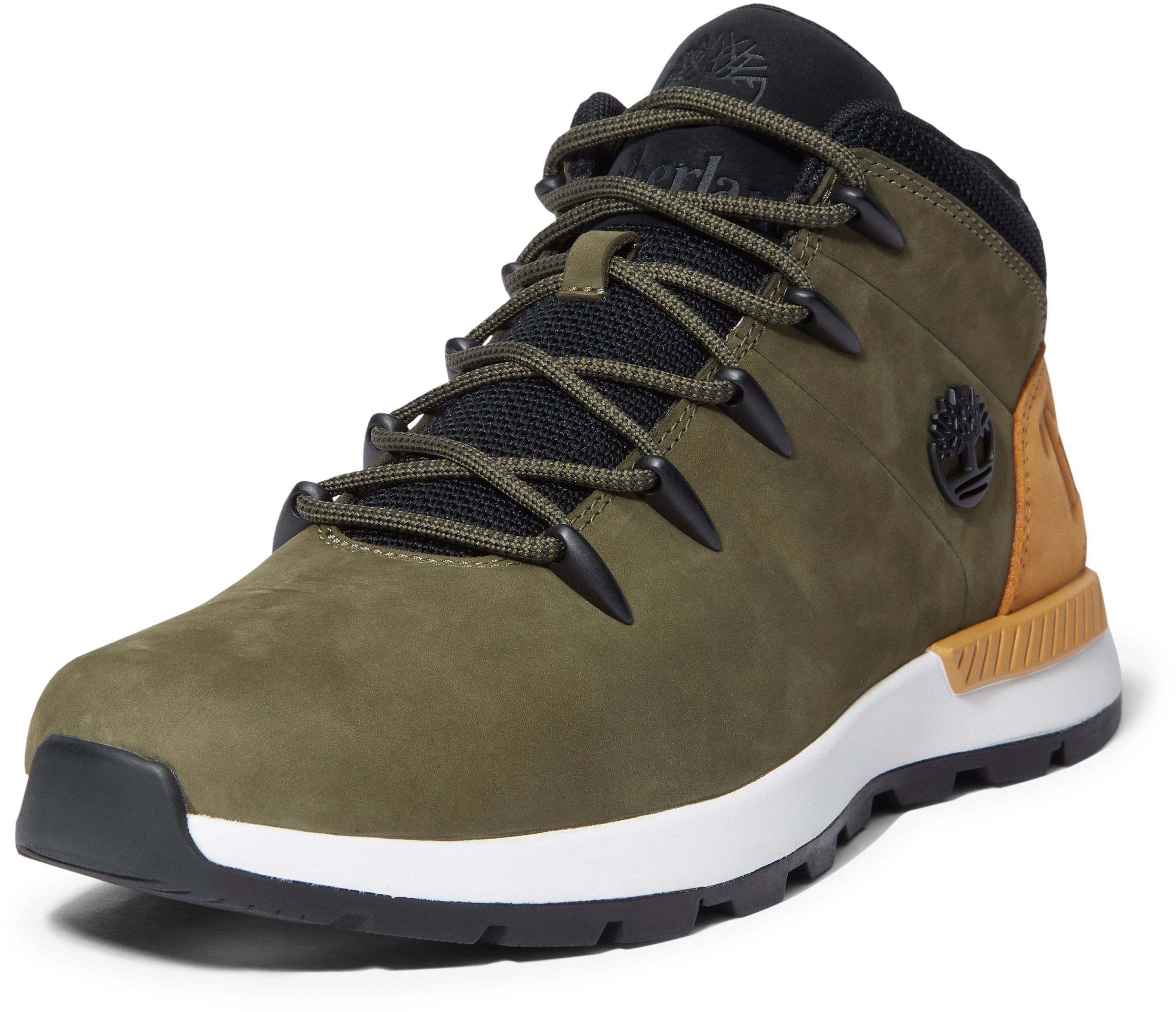 Trekker dunkelgrün Sprint Mid Schnürboots Timberland