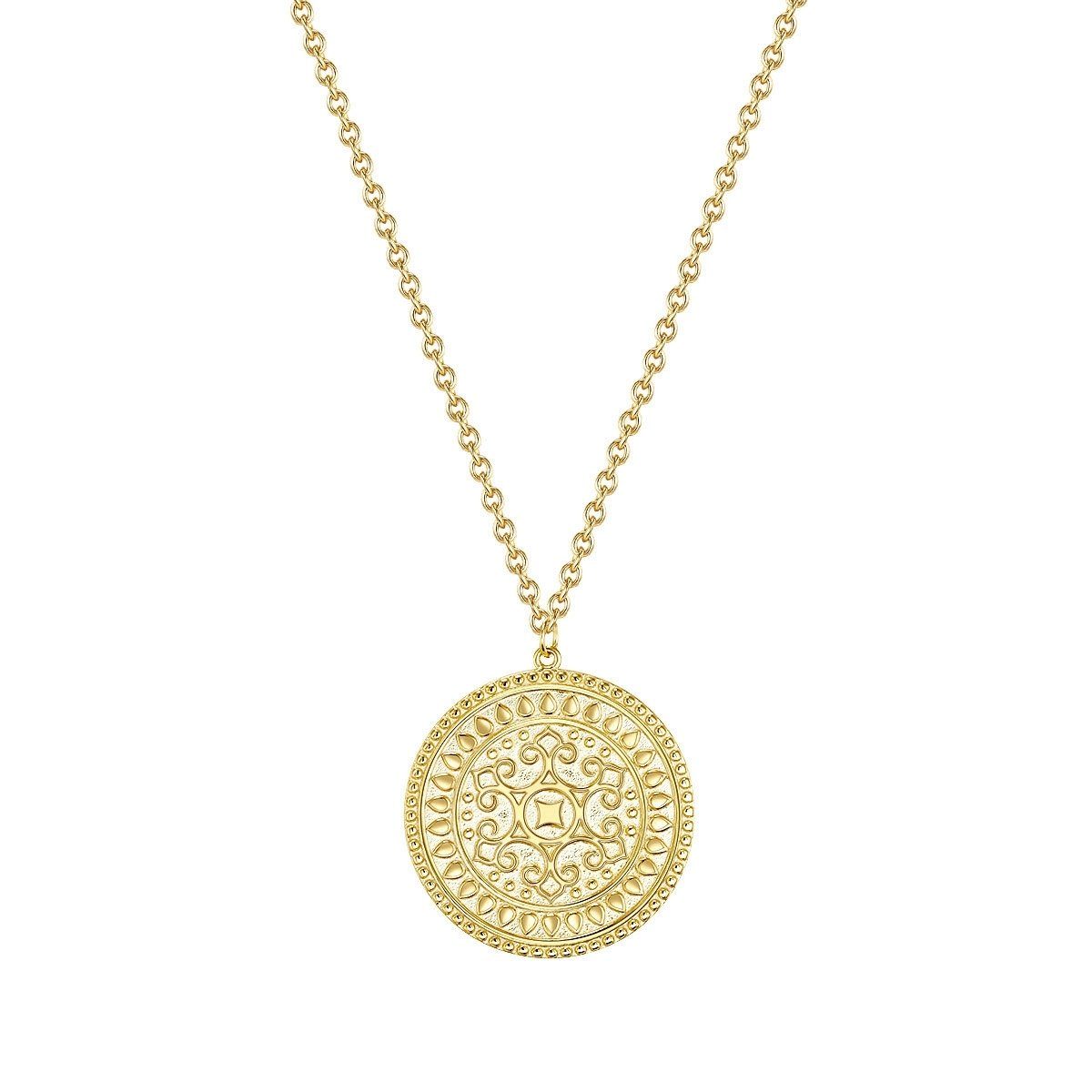 Glanzstücke München Silberkette gelbgold, aus Sterling silber günstig online kaufen
