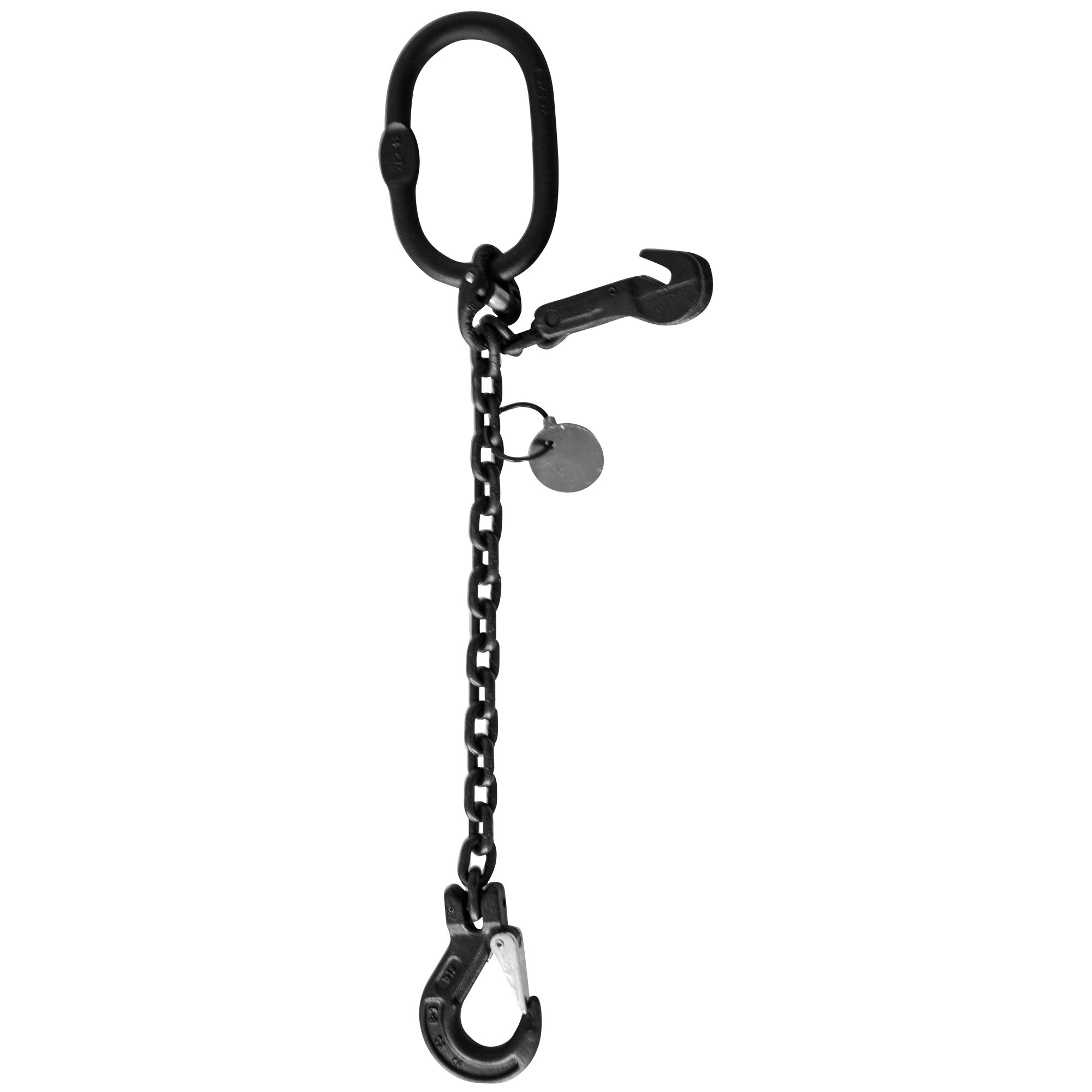 ELLER Anschlagkette ELLER Chainclutch with Locked Shortening Claw 6 mm Kette - 1 m, Länge 10 m