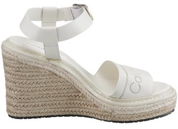 Calvin Klein WIRA 5C *I Sandalette mit Bast bezogenem Keilabsatz