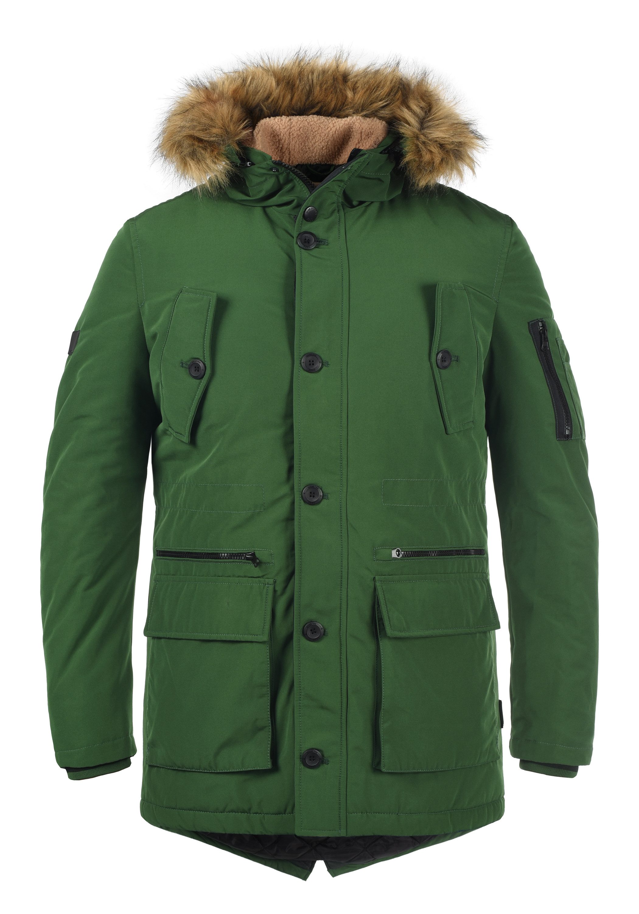 Indicode Parka IDRuffy Modischer Herren Winterparka mit Kapuze günstig online kaufen