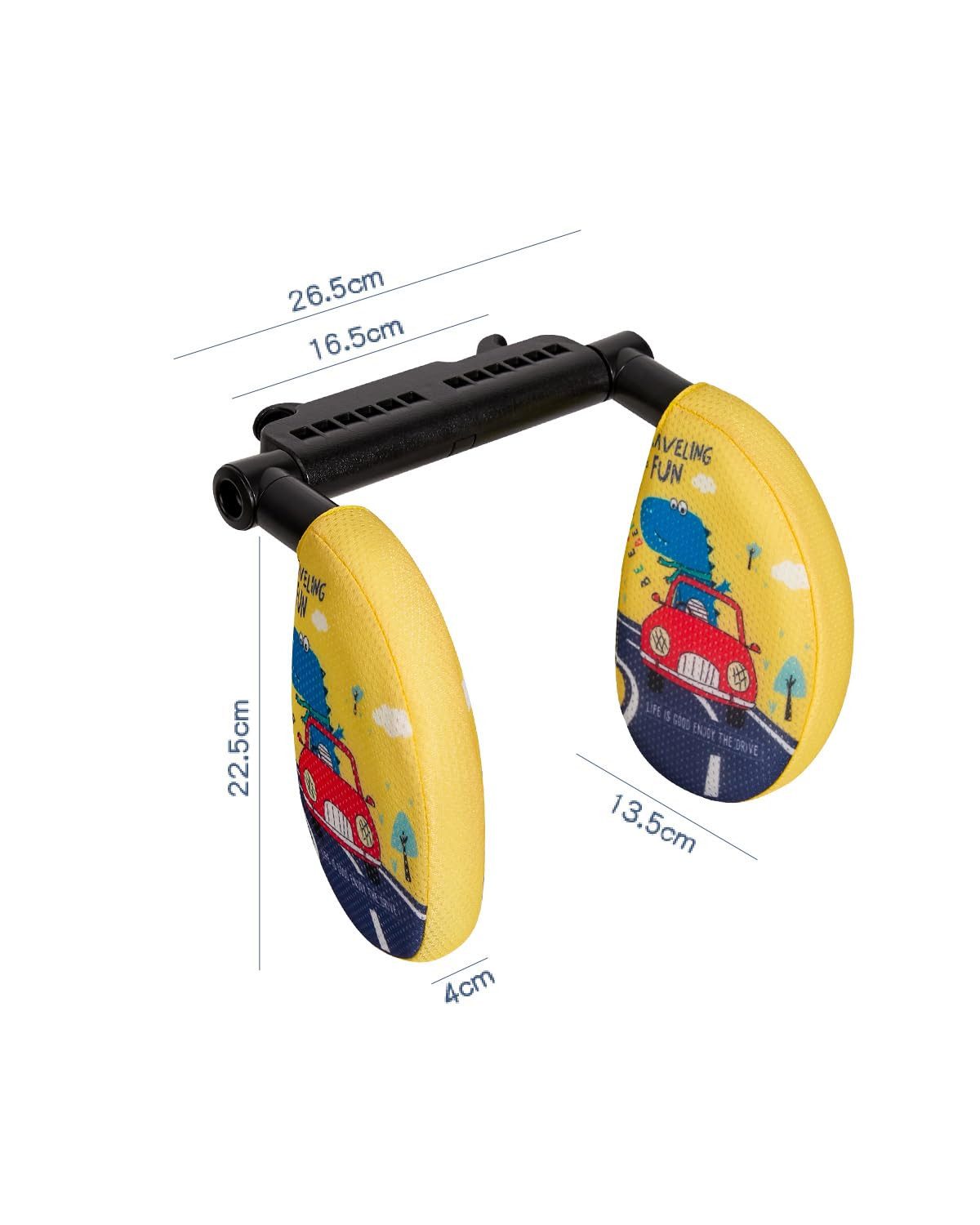 Happy Home Autokopfstütze Auto Nackenstützkissen, Verstellbare Kopfstütze, Reise Zubehör