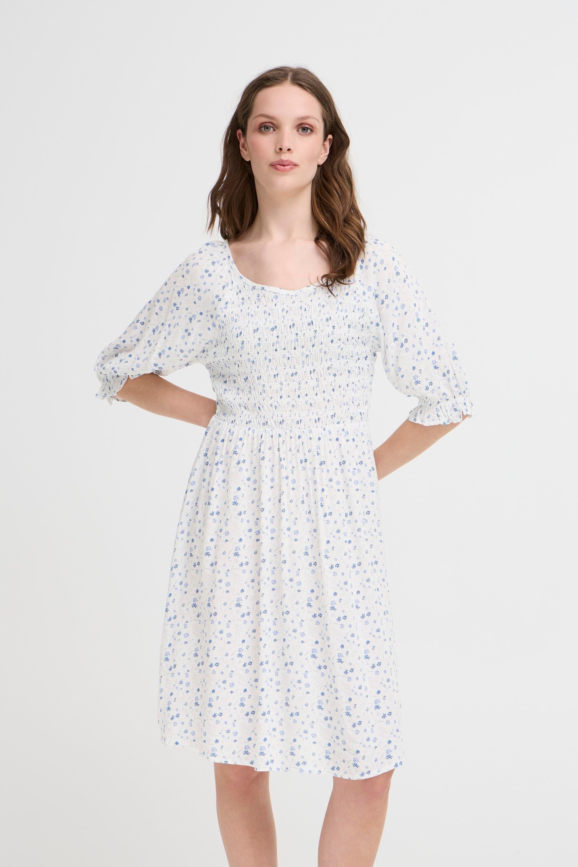 Ichi Minikleid IHVERA Niedliches Blumiges Sommerkleid günstig online kaufen