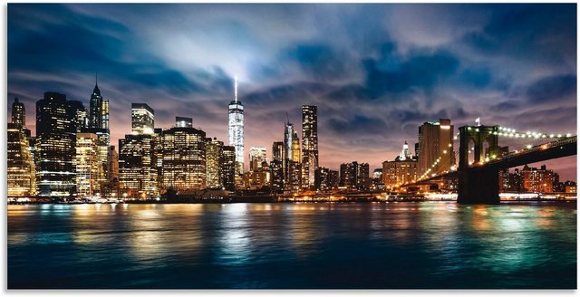 Artland Wandbild »Sonnenaufgang über Manhattan«, Amerika (1 Stück)-Otto