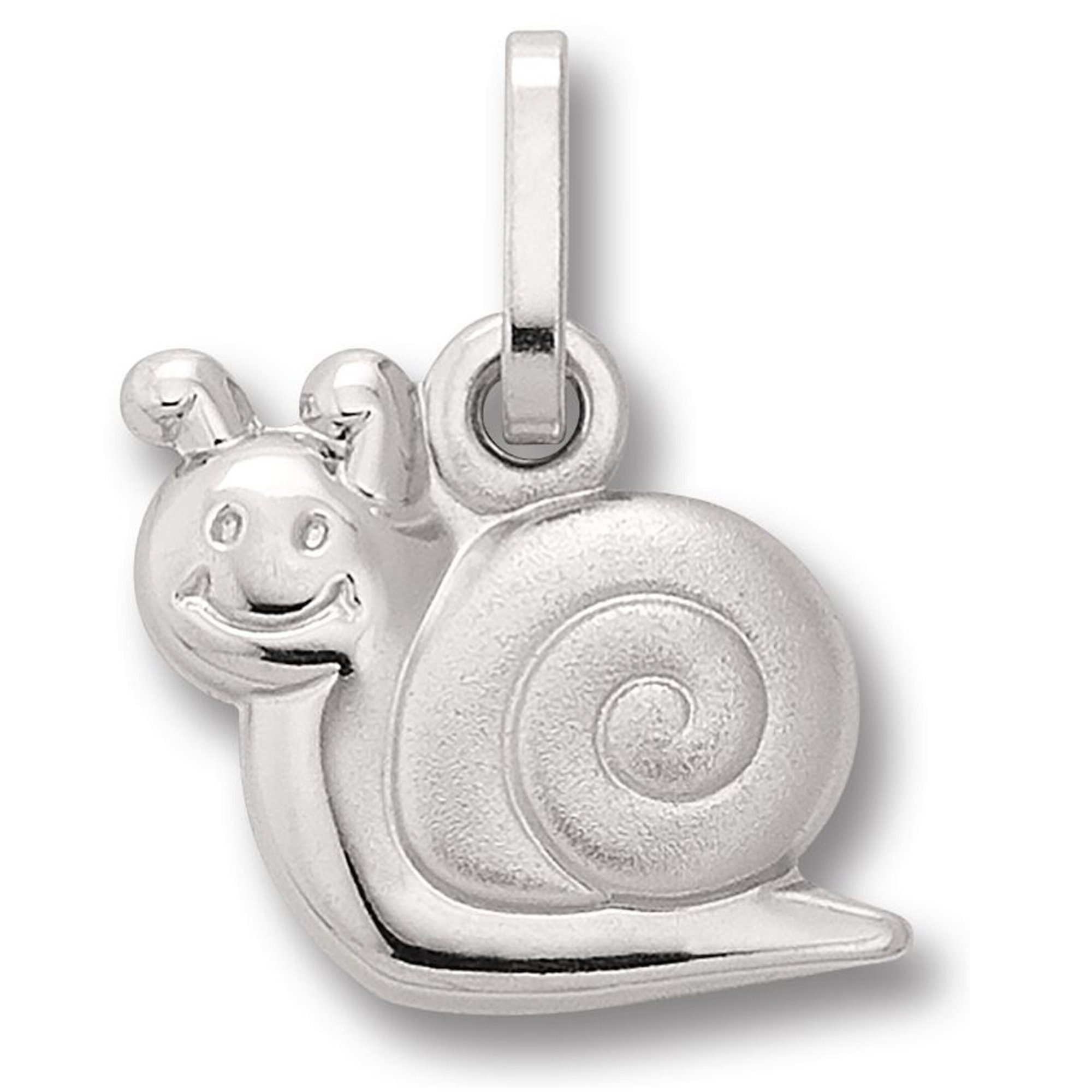 Anhänger Schnecke Schnecke ONE Damen 925 Kettenanhänger Silber, ELEMENT aus Silber Schmuck