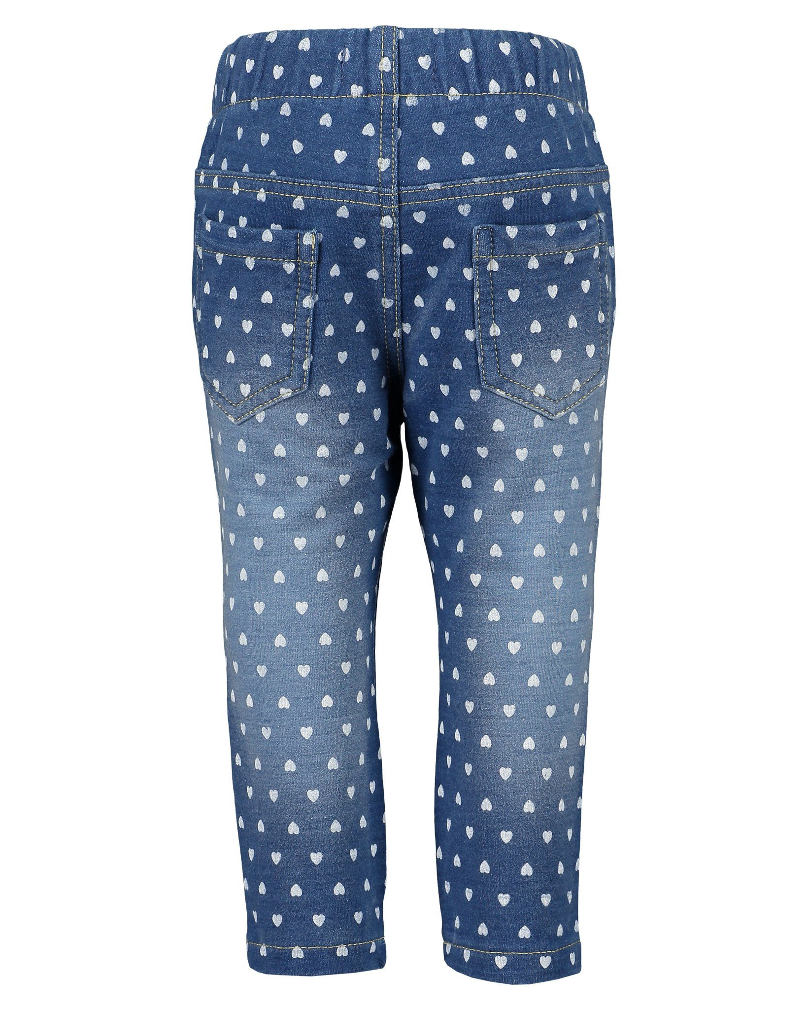 Blue Seven Skinny-fit-Jeans Blue Seven Baby-Mädchen Jeggins mit Allover-Print