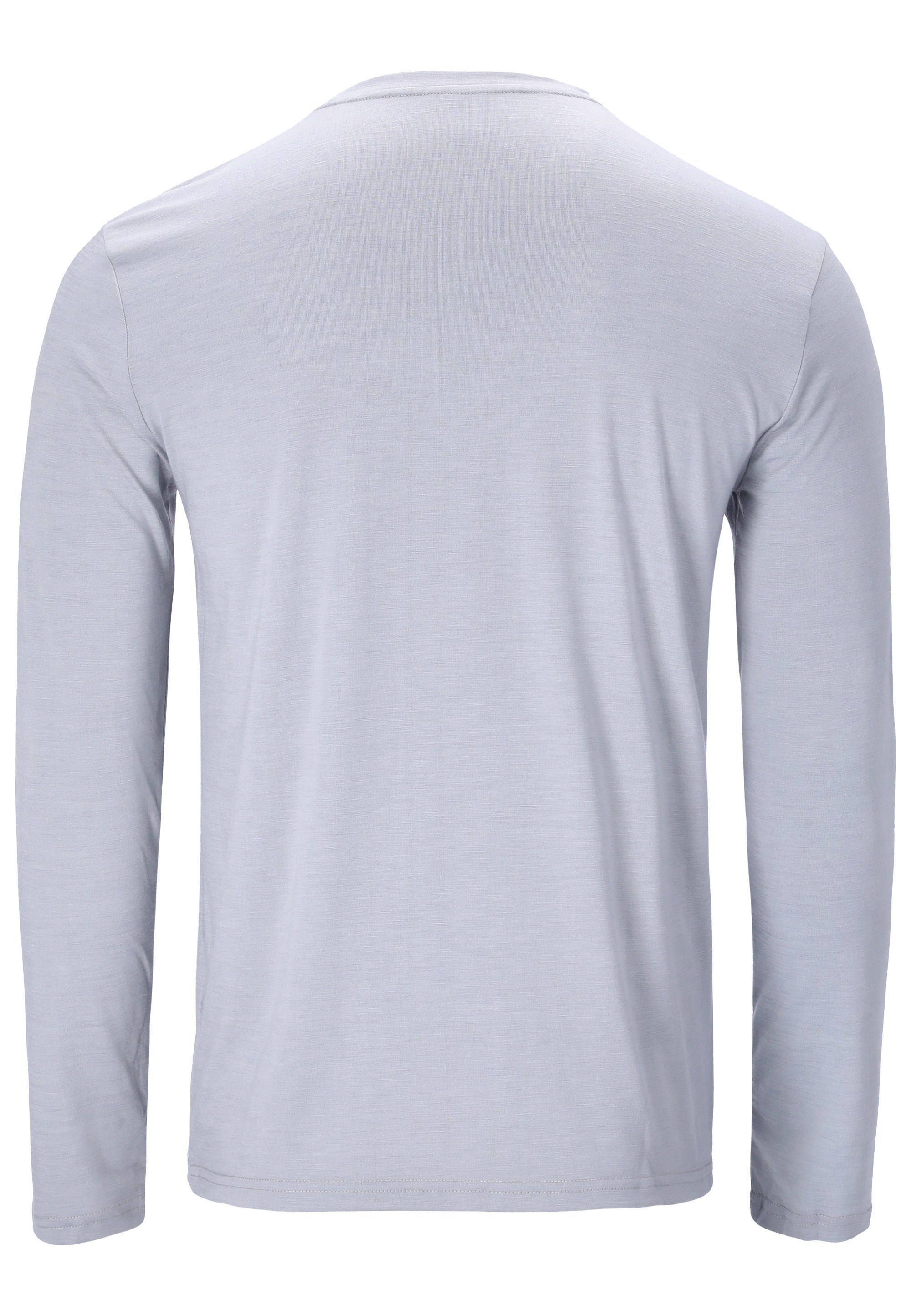 Virtus Langarmshirt JOKERS Quick mit hellgrau-meliert M innovativer L/S Dry-Technologie (1-tlg)