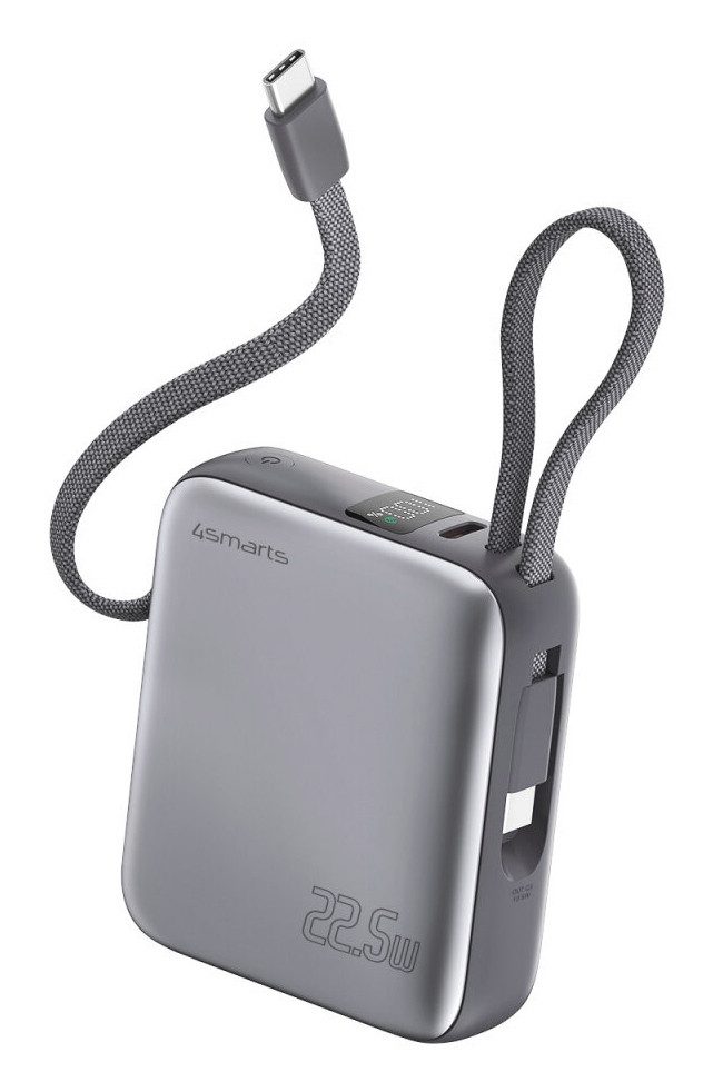 4smarts 4smarts Powerbank Pocket Dual Cord 10000mAh 22.5W, Powerbank