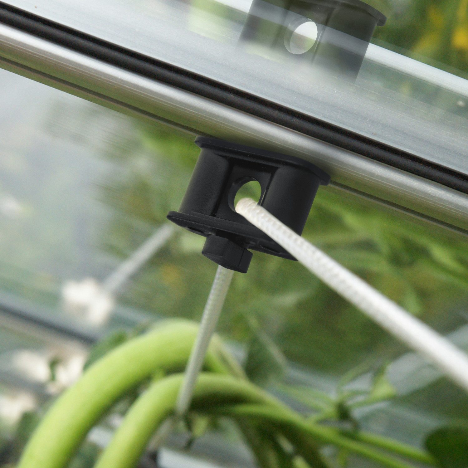 Vitavia Gewächshaus -Pflanzenhalter/ Universalhalter für Gewächshausprofile, 10-St.