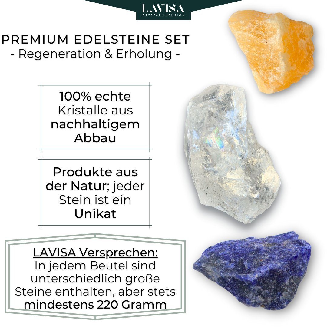 Mineralien Dekosteine, & Edelsteine, echte Erholung Edelstein LAVISA Regeneration Kristalle, Natursteine