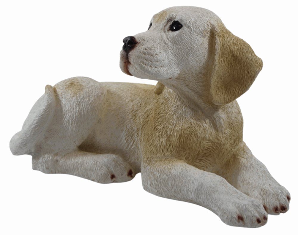H 17cm Welpe Labrador Retriever Tierfigur Castagna aus Kollektion Castagna Resin