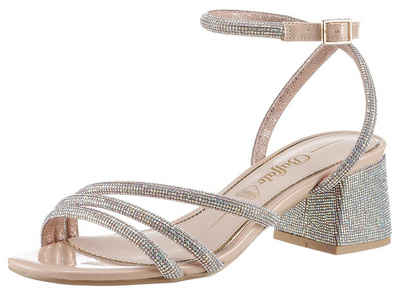 Buffalo Sandalette in glitzernder Optik