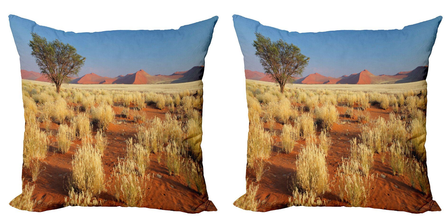 Kissenbezüge Modern Accent Doppelseitiger Digitaldruck, Abakuhaus Stück), (2 Wüste Südafrika Landschaft