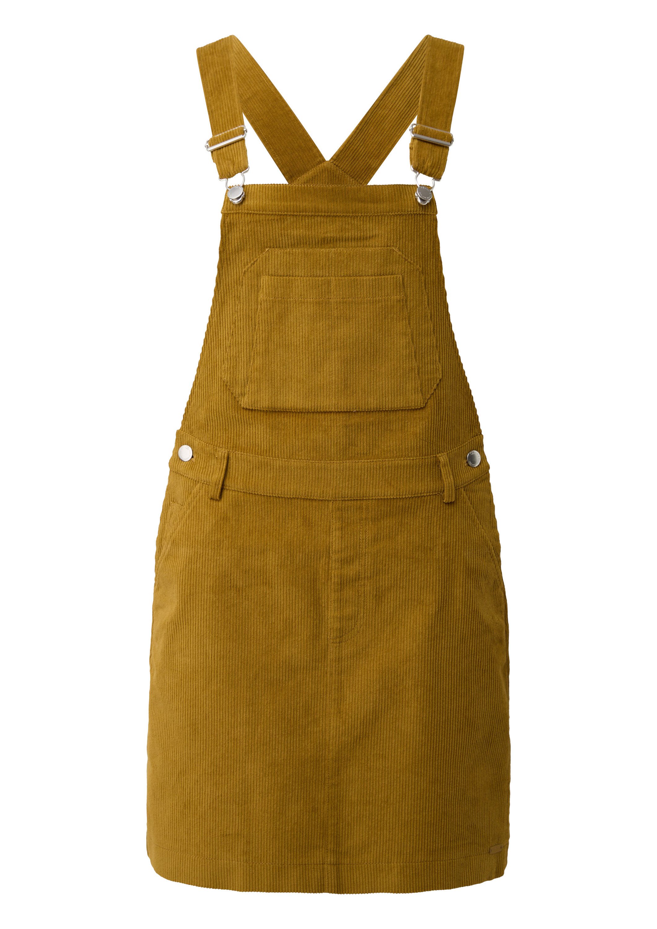 QS Minikleid Kleid Mini-Latzkleid aus Cord günstig online kaufen