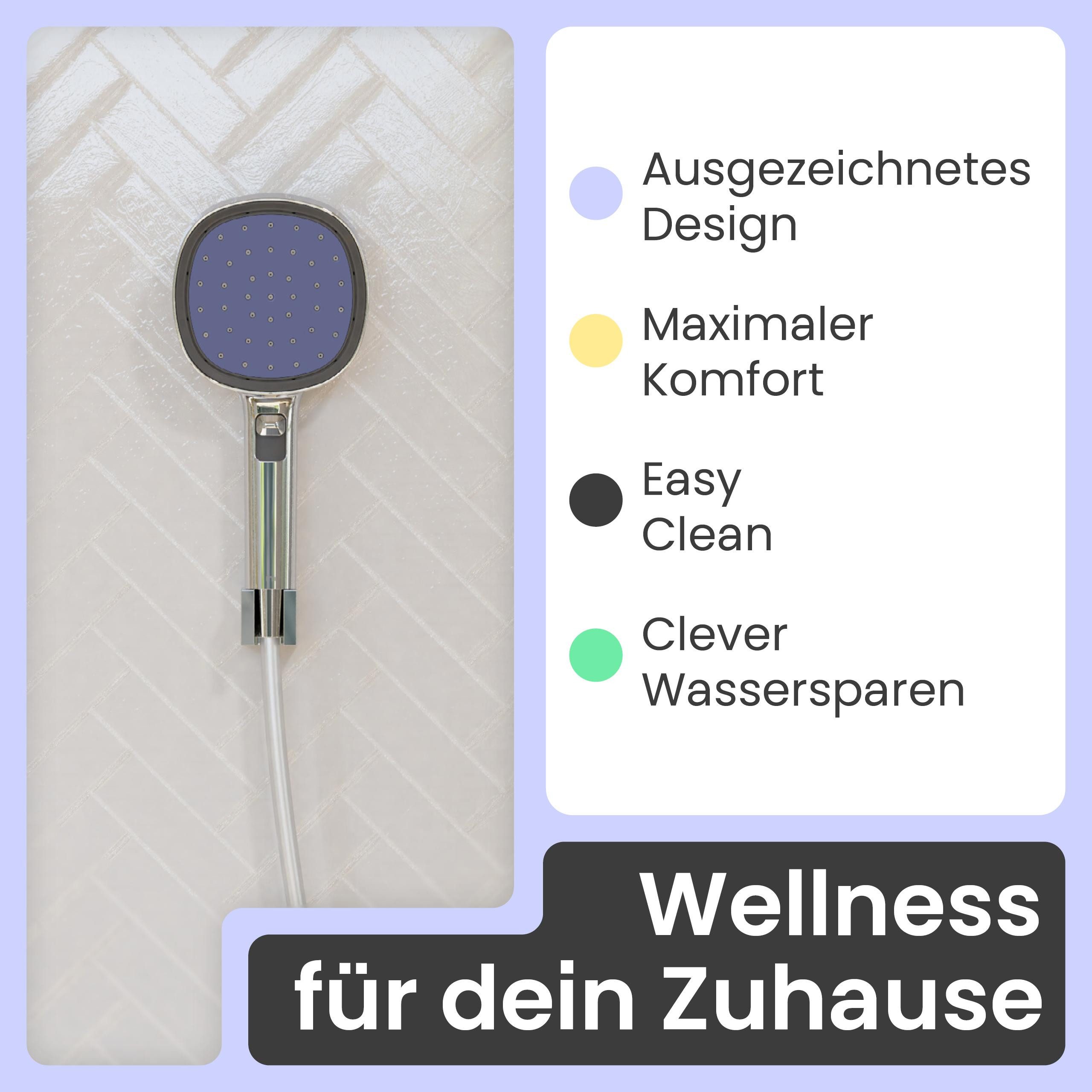 instmaier Handbrause Cleo, wassersparende Nebelfunktion; selbstreinigend