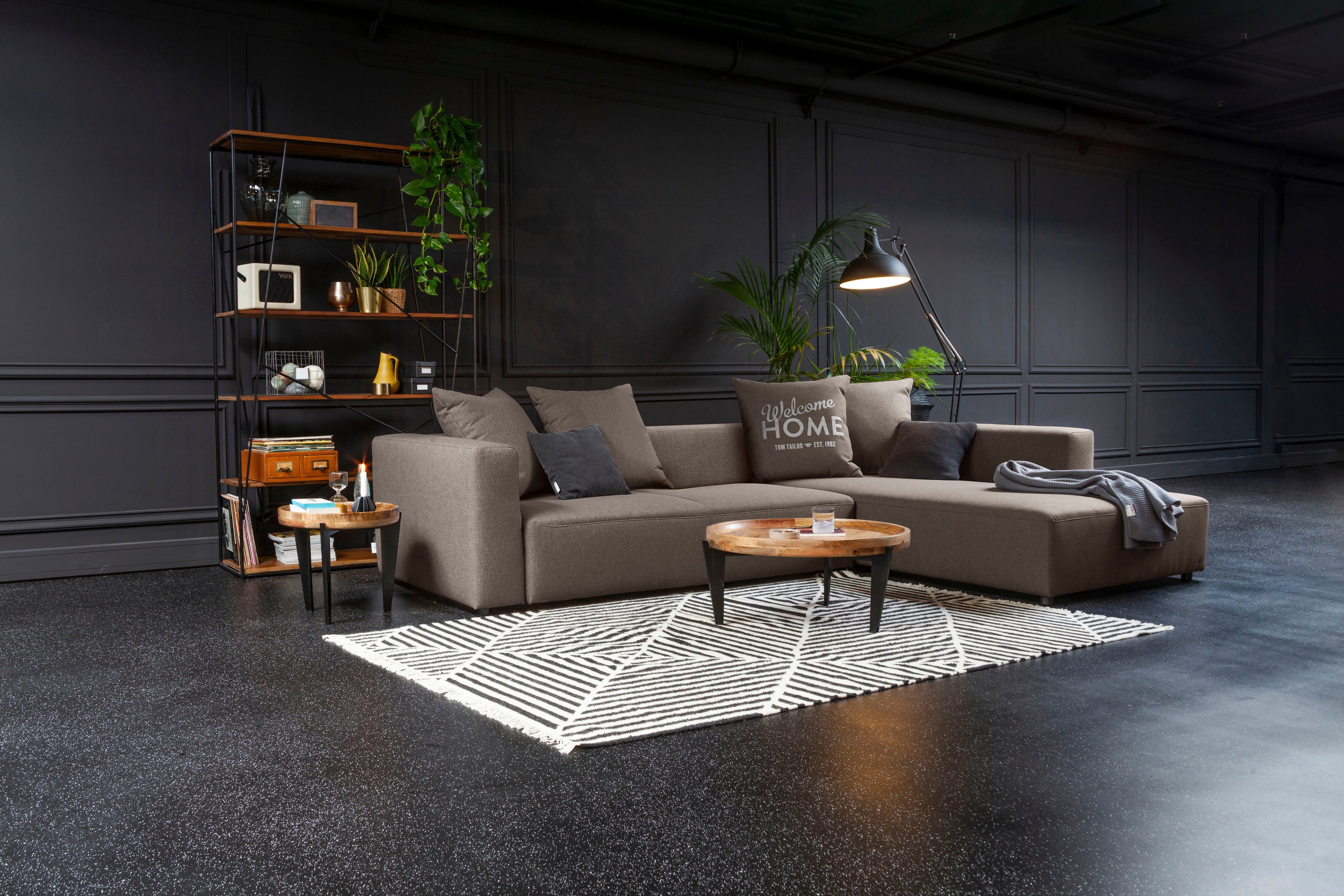 TOM TAILOR HOME Ecksofa HEAVEN CASUAL M, aus der COLORS COLLECTION, wahlweise mit Bettfunktion & Bettkasten