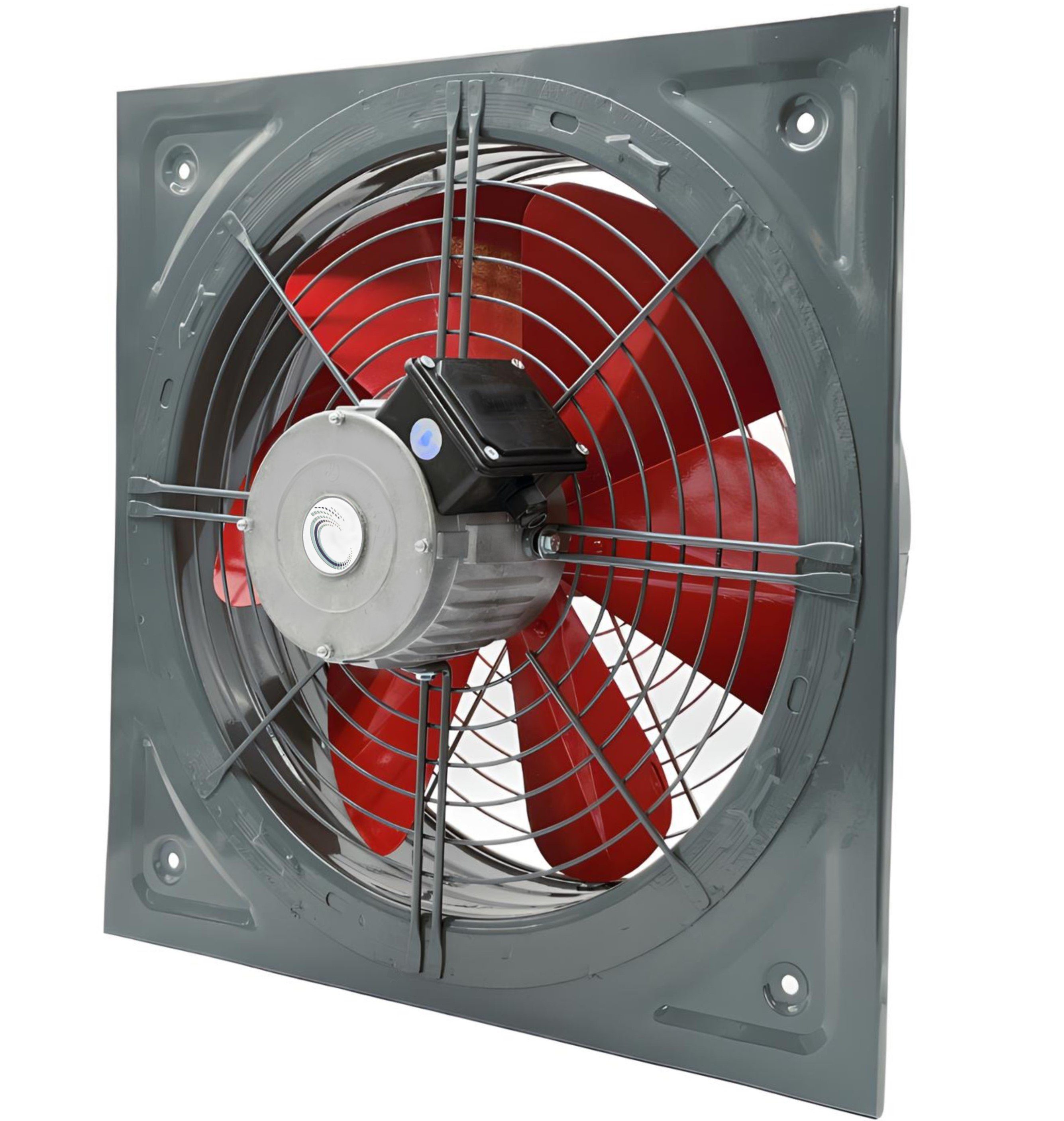 Uzman Wandventilator Industrieller Axialventilator Wandlüfter Abluftventilator Ø350 Gebläse, Mit Sicherheitsschutzgitter