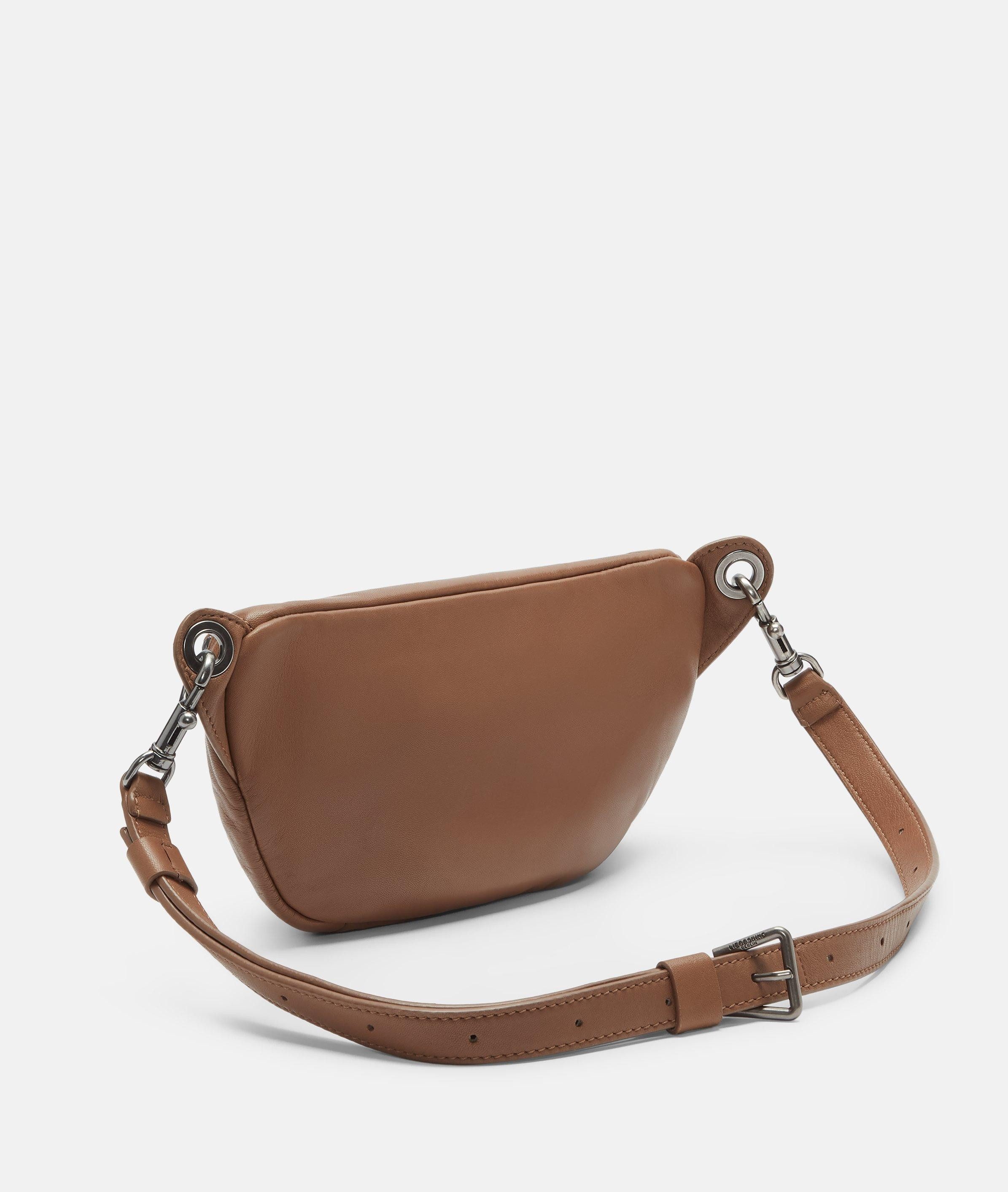 Liebeskind Berlin Gürteltasche Tavia Umhängetasche M, Geräumige Gürteltasche aus Schafsleder