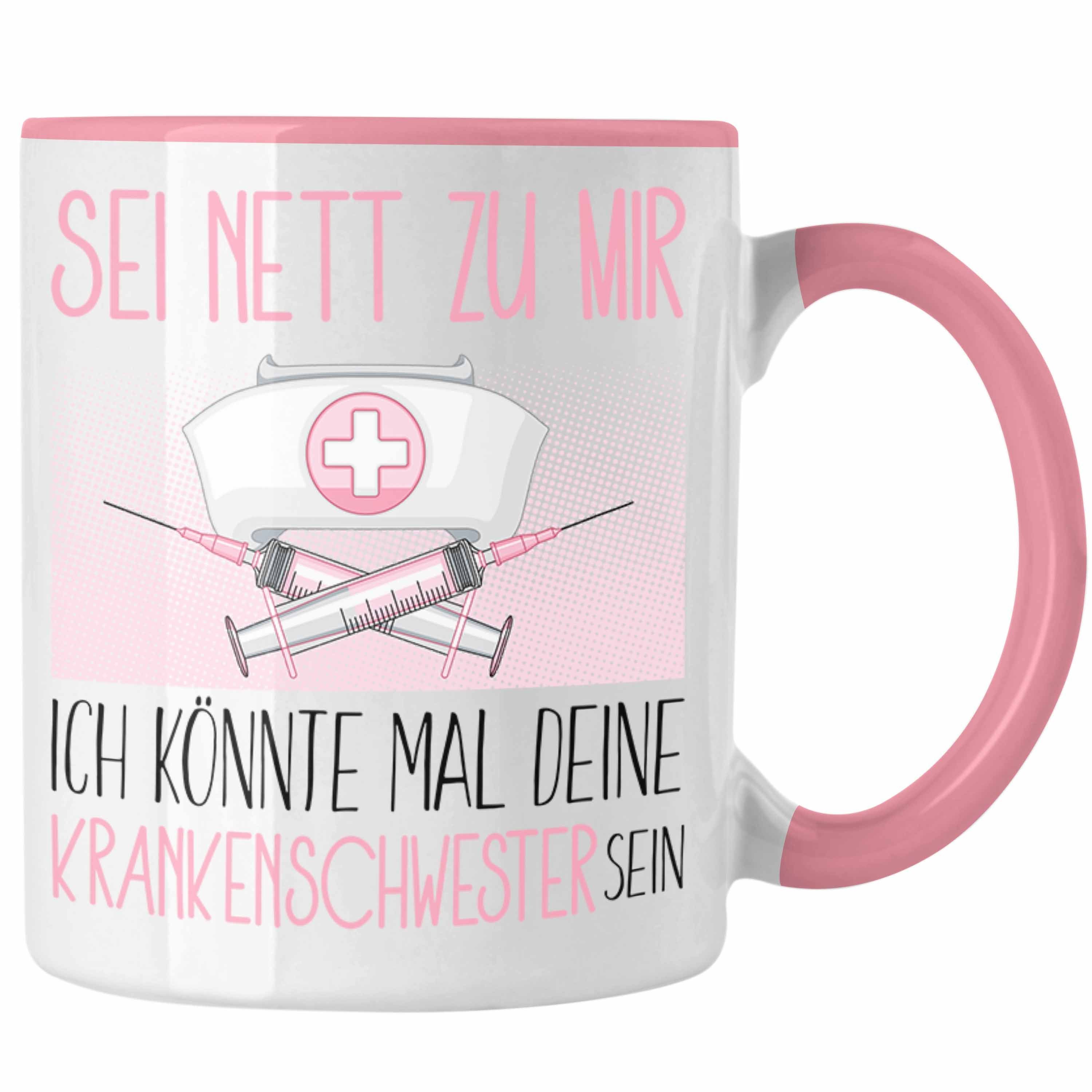 Trendation Tasse Krankenschwester Ausbildung Tasse Geschenk Krankenhaus Geschenkidee Se Rosa