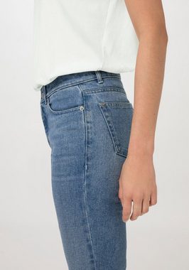 Hessnatur 5-Pocket-Jeans BEA High Rise Straight Cropped aus Bio-Denim (1-tlg)
