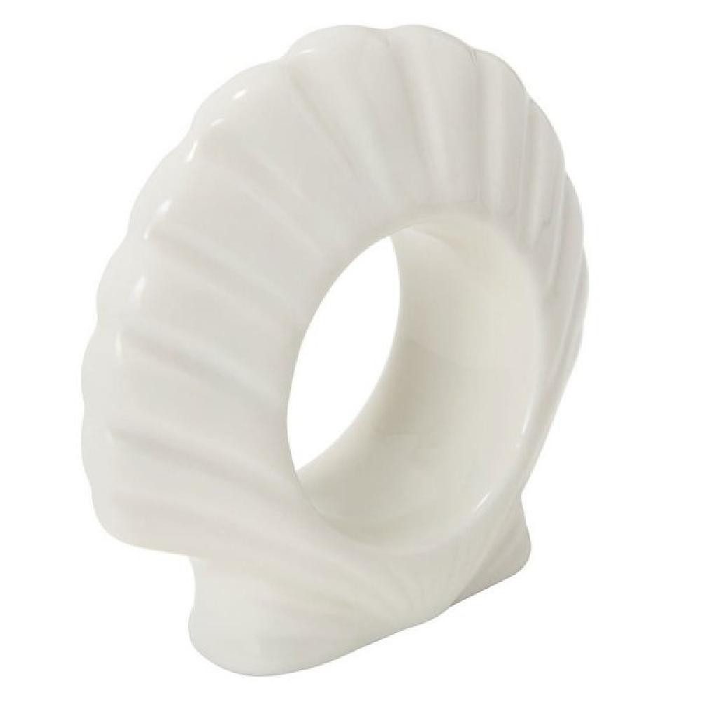 Lexington Serviettenring Serviettenring Muschel Weiß