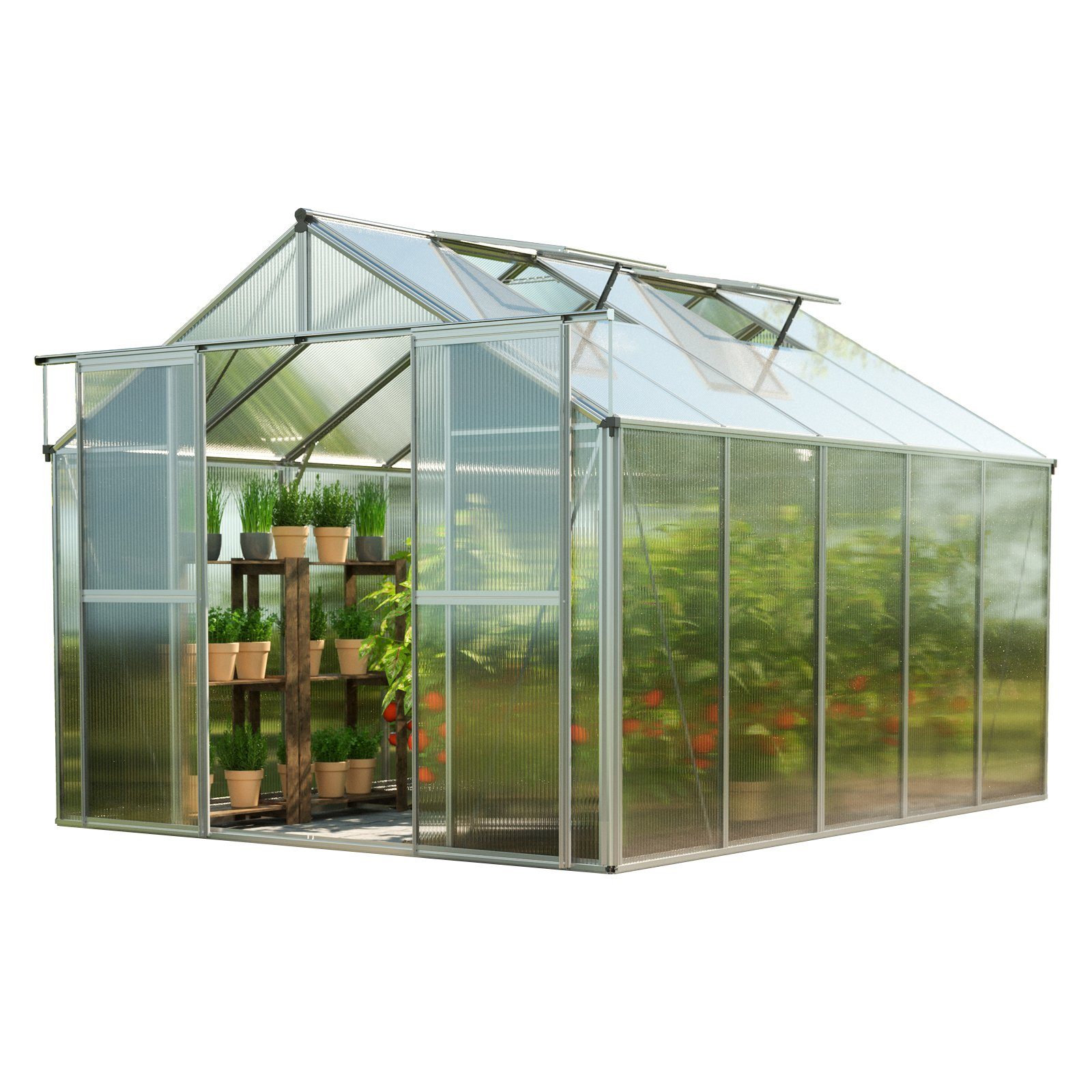 GFP Gewächshaus Topas 2, 6 mm Wandstär...