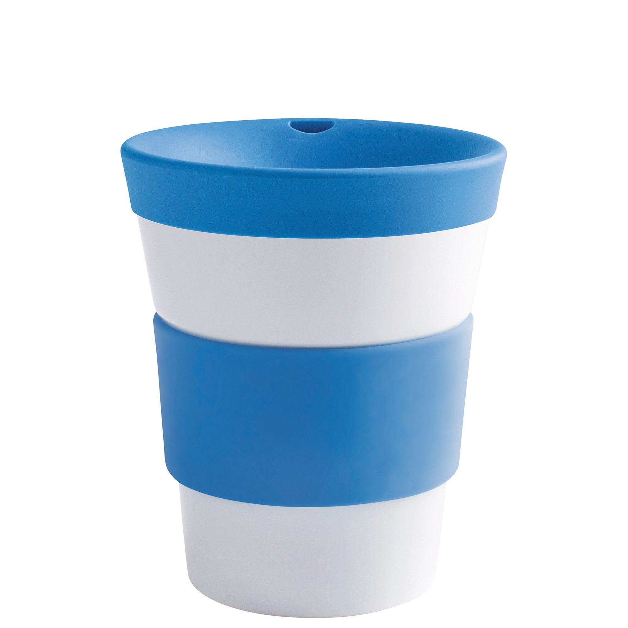 Kahla Coffee-to-go-Becher Cupit Becher + Trinkdeckel, Porzellan, Made in Germany sky blue