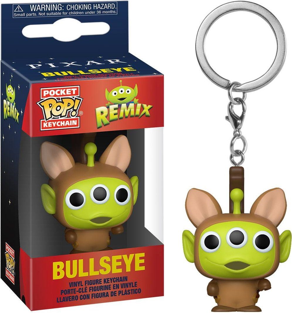 Funko Bullseye Pocket Schlüsselanhänger Disney Alien POP! Remix - Pixar
