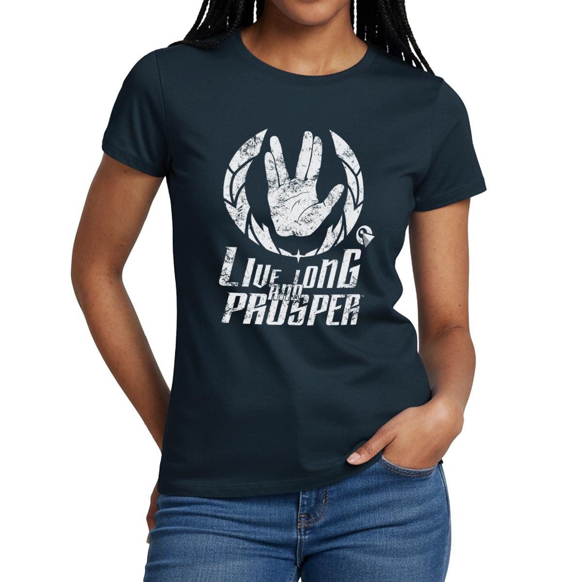 T-Shirt Star Trek Discovery LLAP Vulkanier Frauen T-Shirt