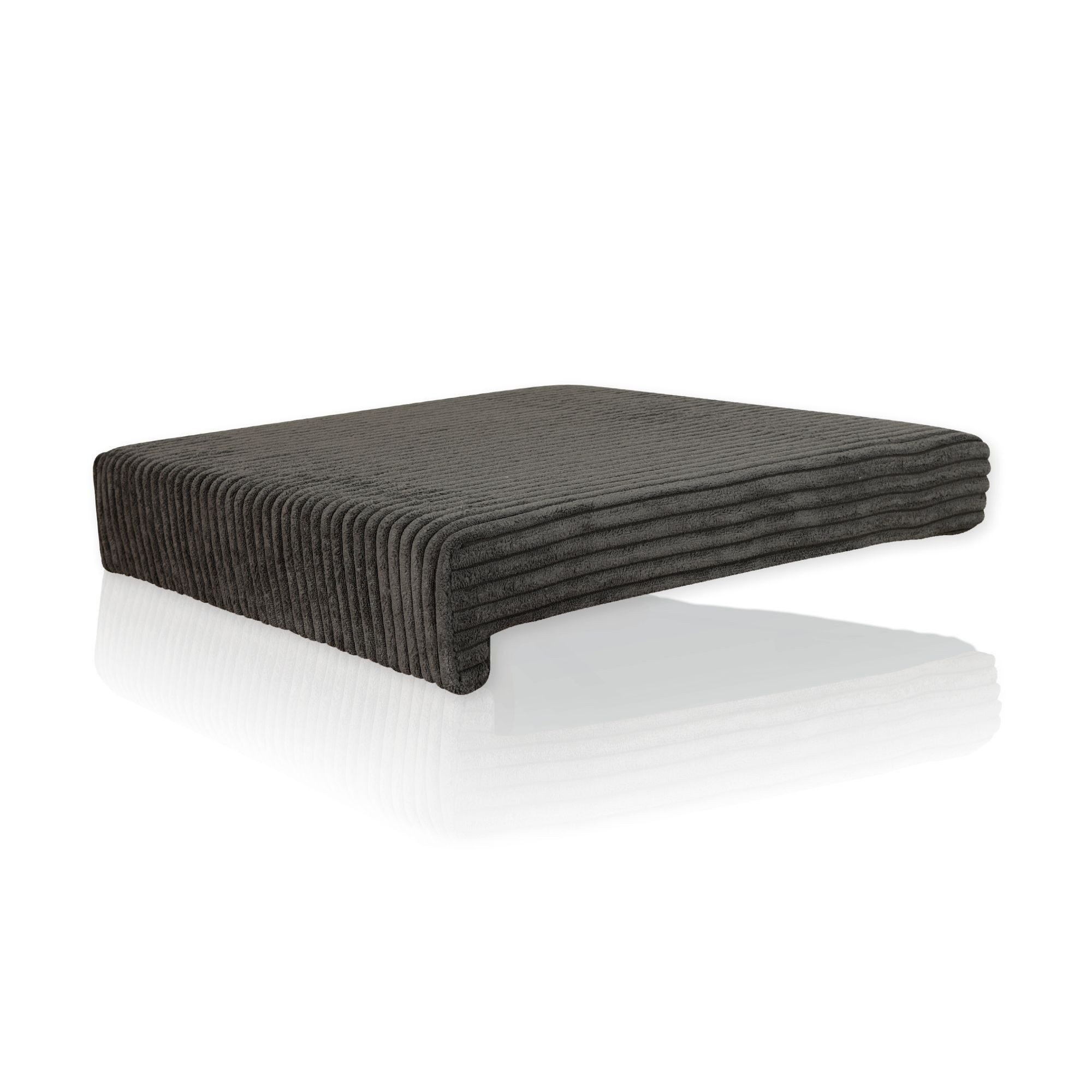 Lycce Bankauflage Bankauflage Klemmkissen 1 Leiste, Cordstoff extra Polsterung, (1 St), für Banktiefe ab 35 cm, verrutscht nicht, versch. Farben