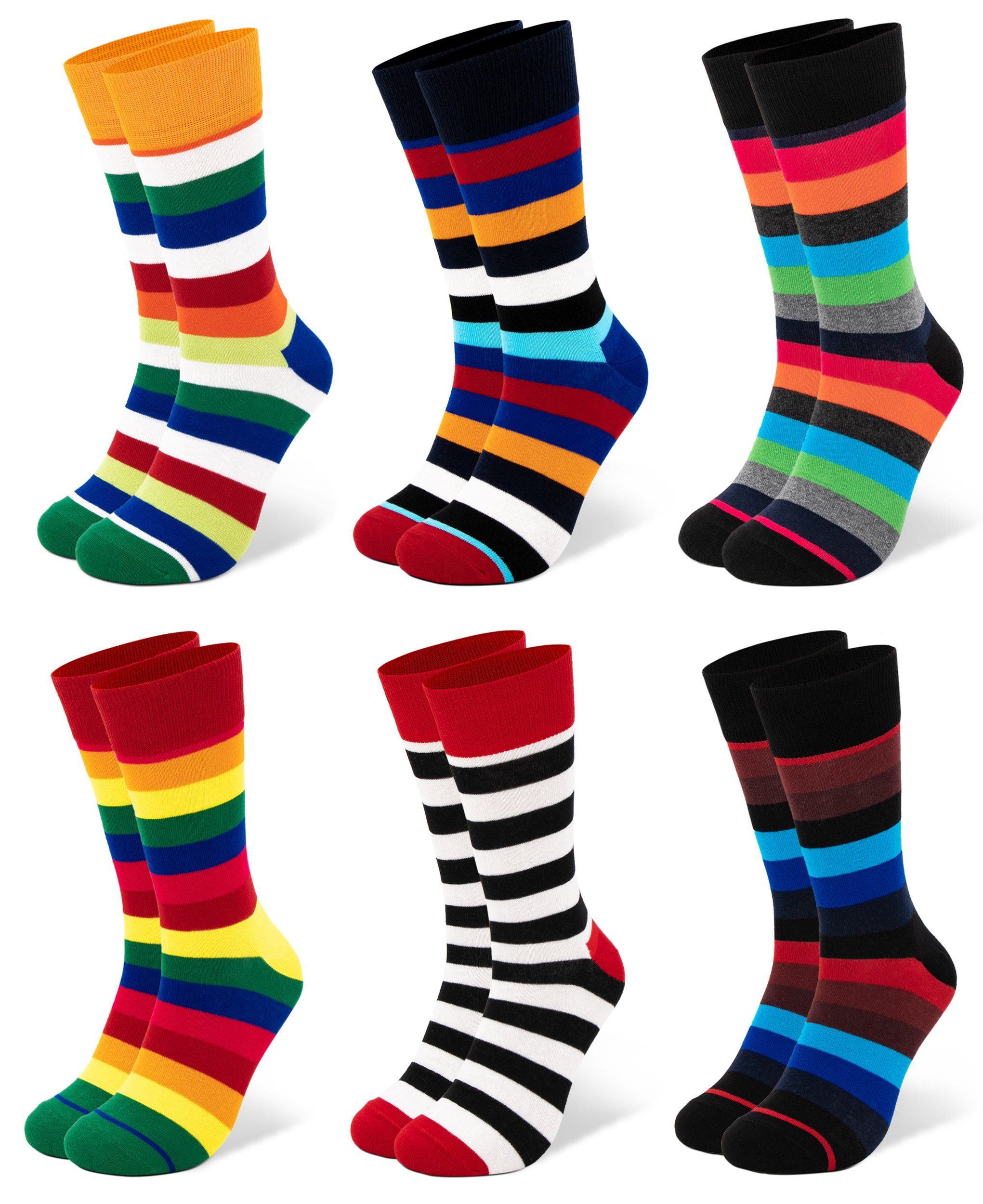 OCCULTO Socken »Bunte Socken HERREN 6erPack« (6-Paar) Bunte Socken für  HERREN in verschiedenen Mustern online kaufen | OTTO