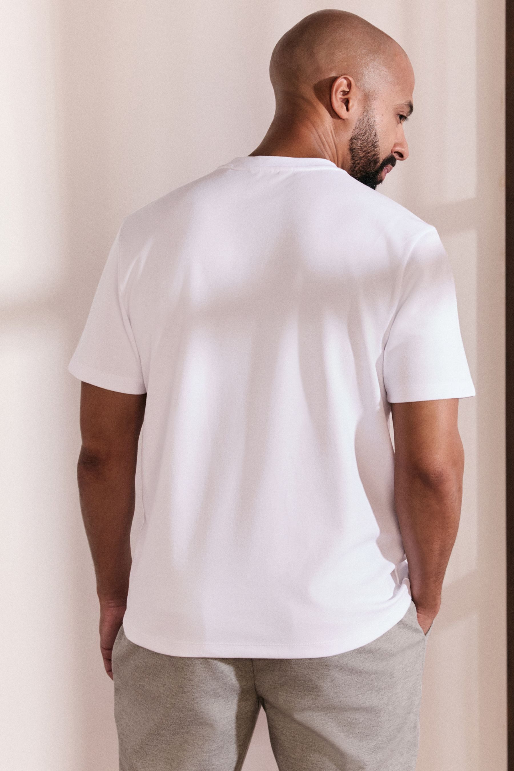 Next T-Shirt Smartes Relaxed Fit T-Shirt günstig online kaufen