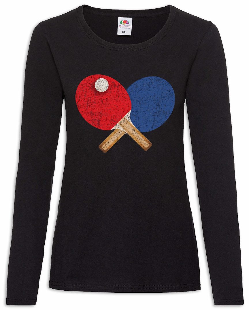 Urban Backwoods Langarmshirt Table Tennis Tools Damen Langarmshirt Player Tischtennis Spieler Sport (1-tlg) Bat Manschafft Ping-Pong Tischtennisschläger