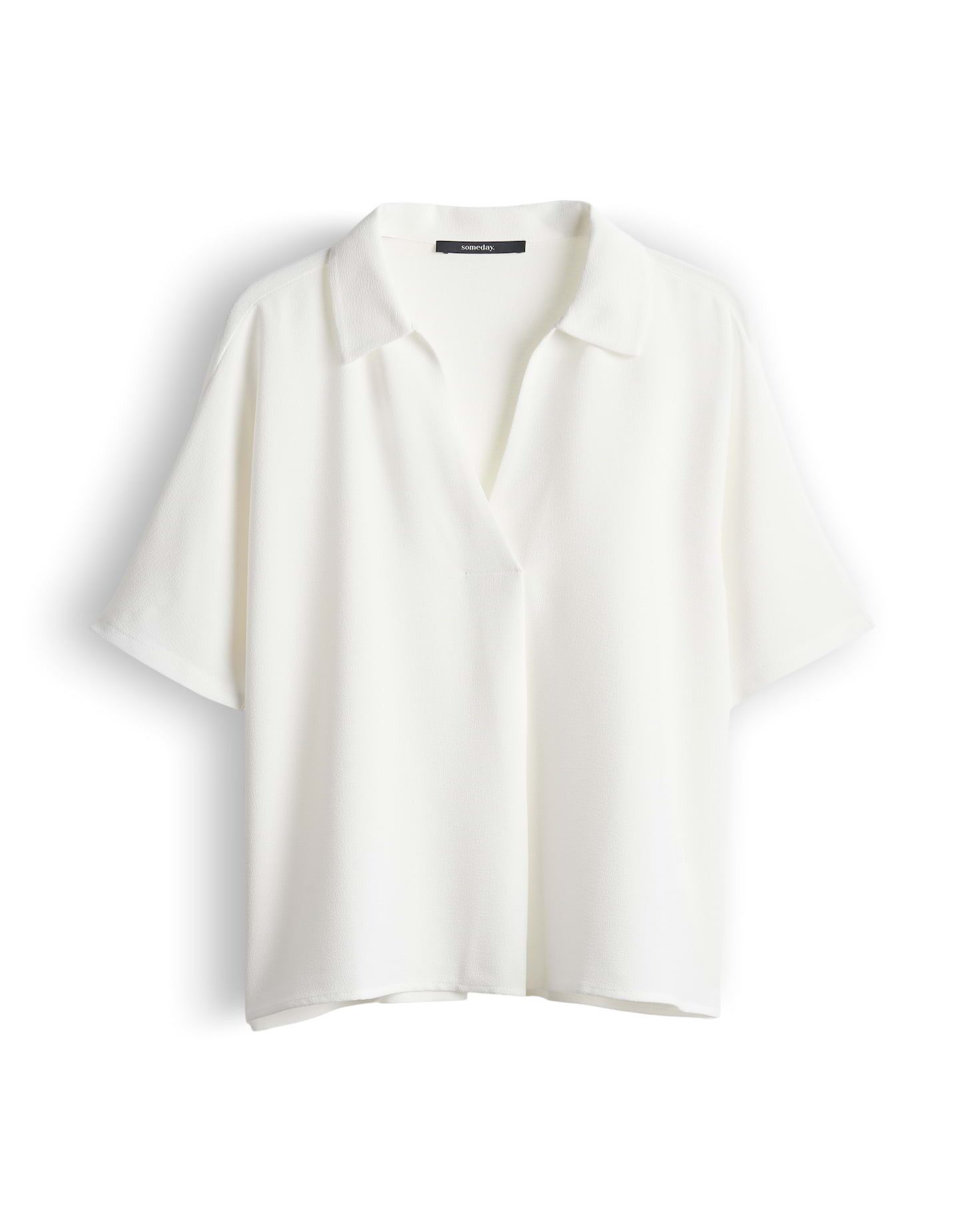 Kurzarmshirt Keliane aus Materialmix