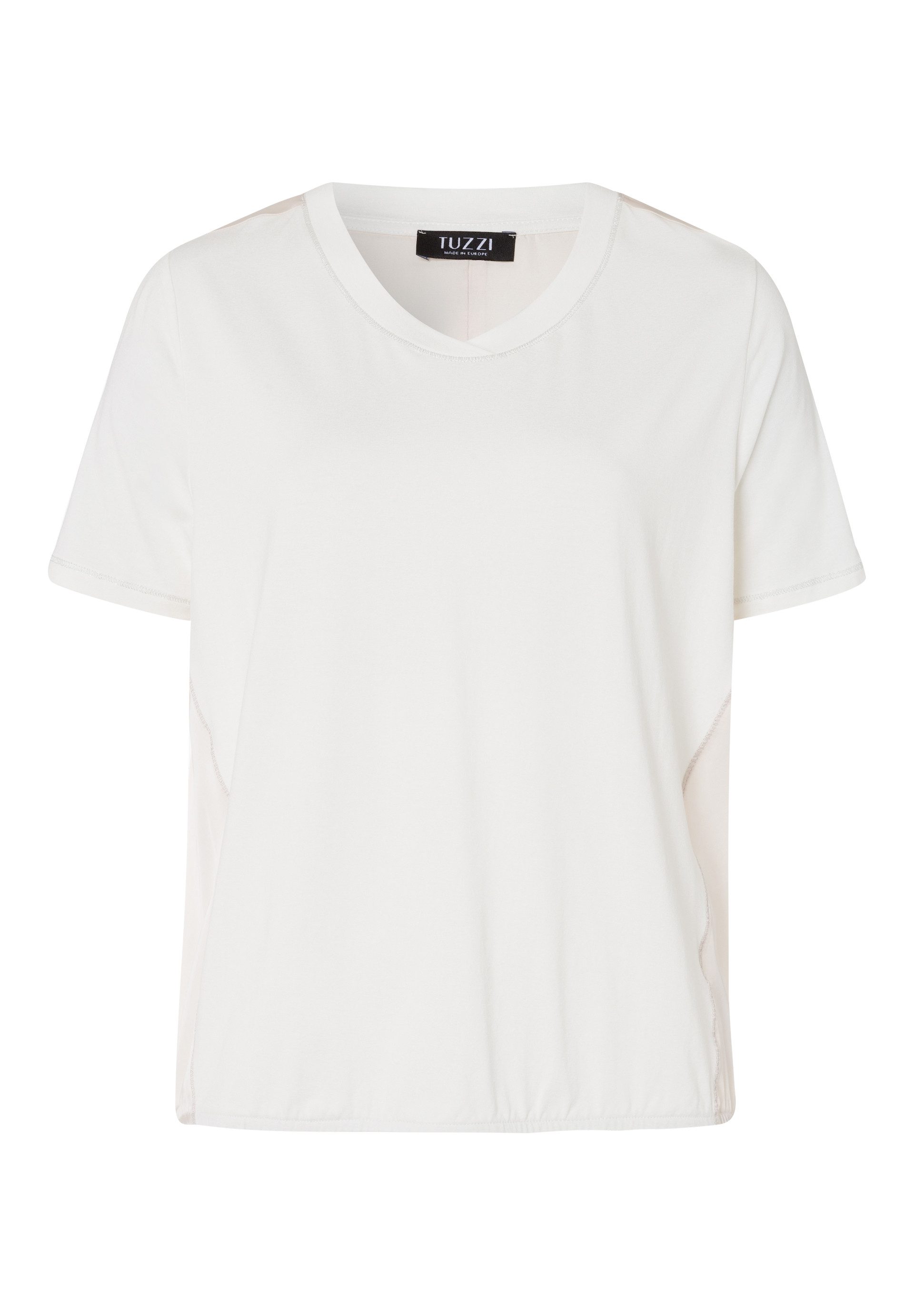 TUZZI Kurzarmshirt mit Rückenknopfleiste günstig online kaufen