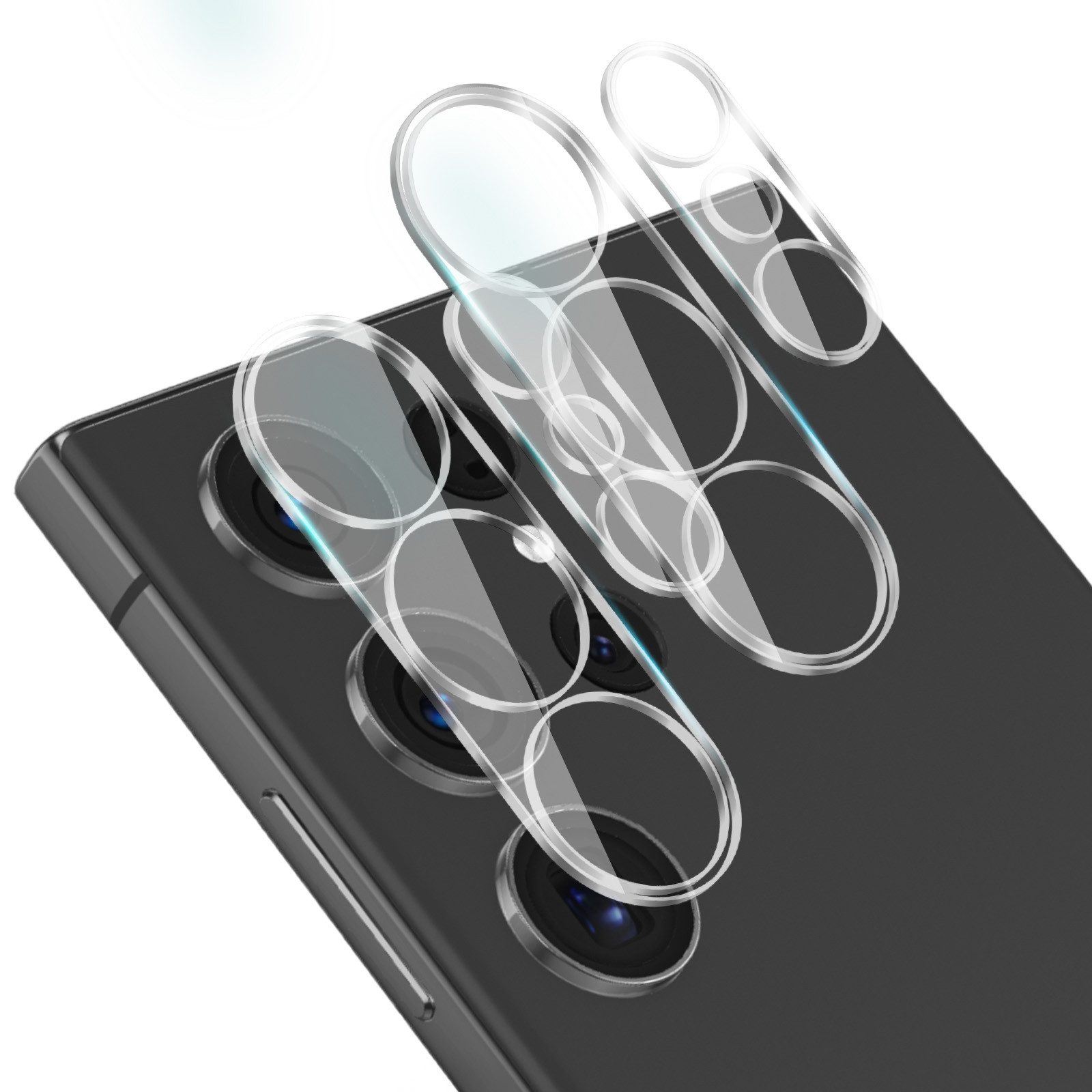 Tec-Expert Kameraschutzglas 2x 9H Kameraglas für Samsung Galaxy S26 Ultra für Samsung Galaxy S26 Ultra, Linsenschutzglas, 2 Stück, Kameraschutz, Schutzglas, Linsenschutz, kratz- & stoßfest