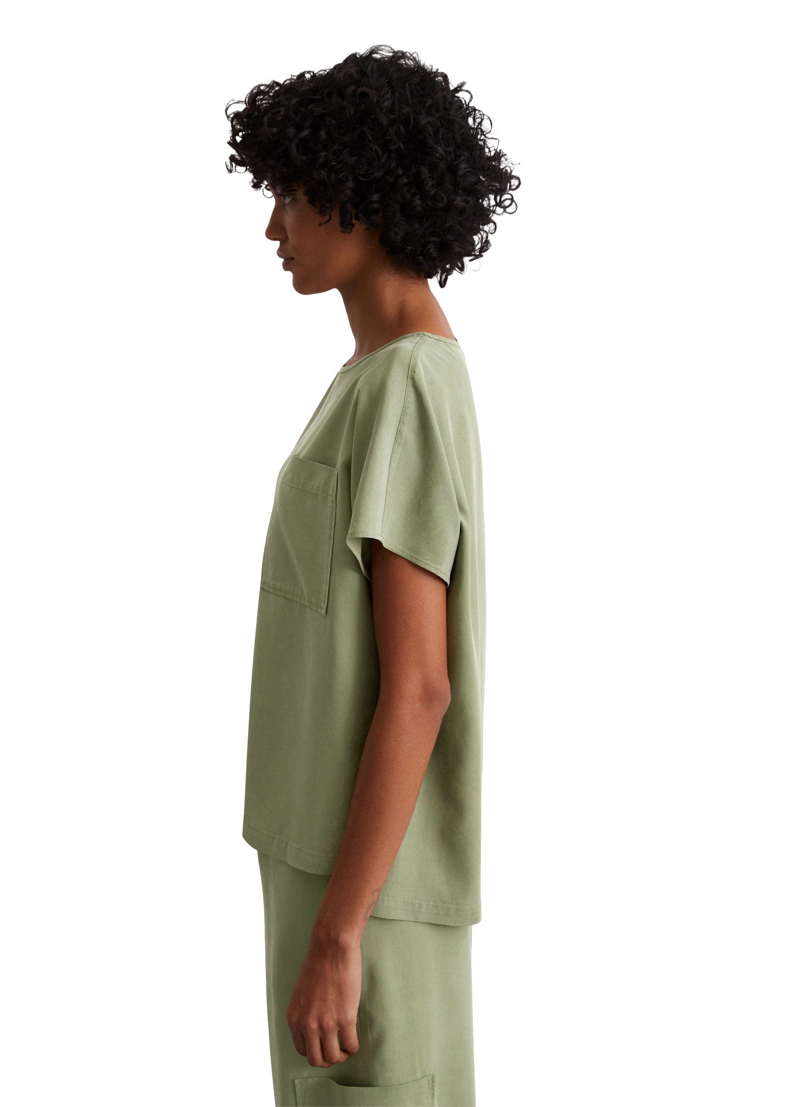 Marc O'Polo Kurzarmbluse aus TENCEL™ Lyocell günstig online kaufen