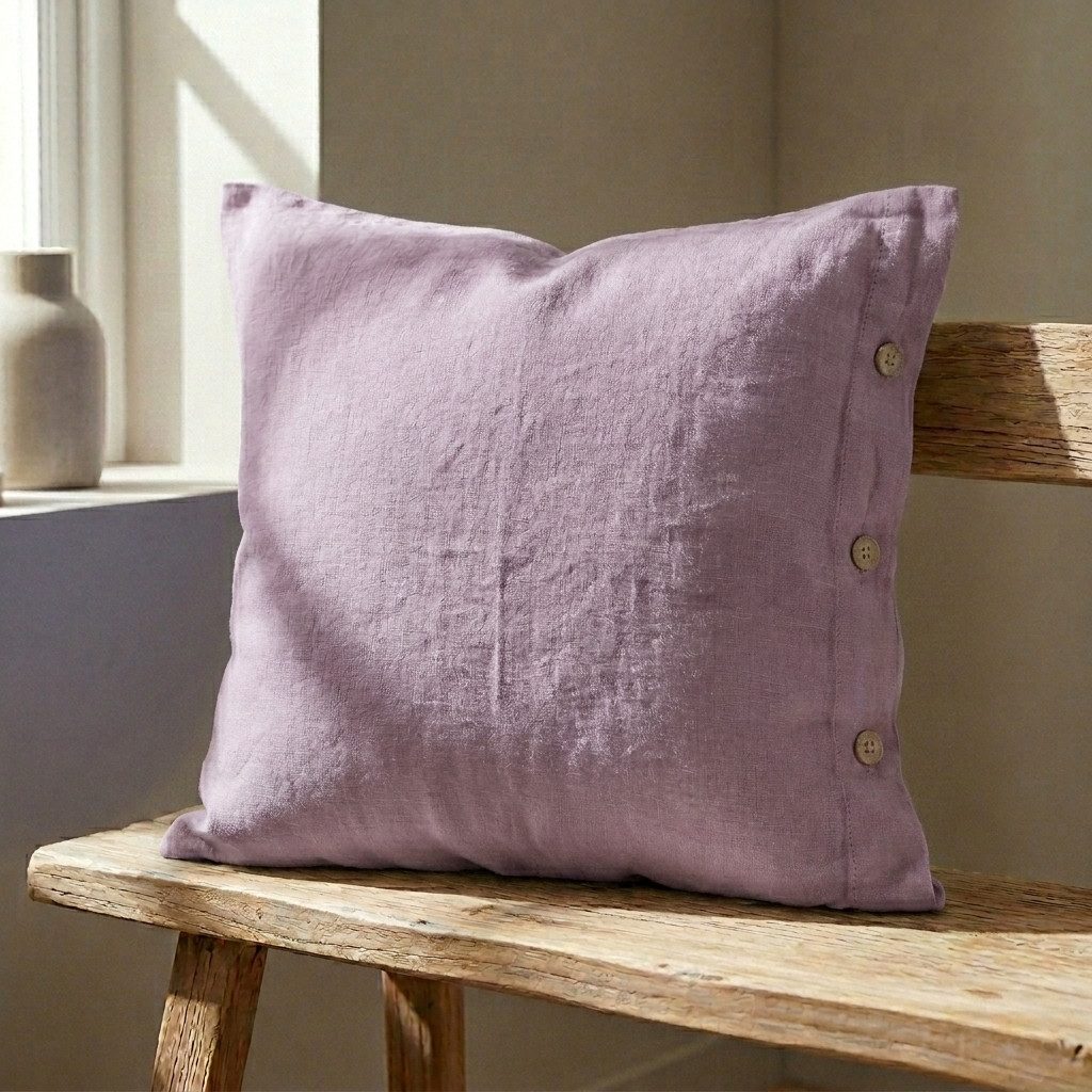 Interior by Hakito Kissenbezug 100% reine Leinen 180g/m² GOTS BIO zertifiziert