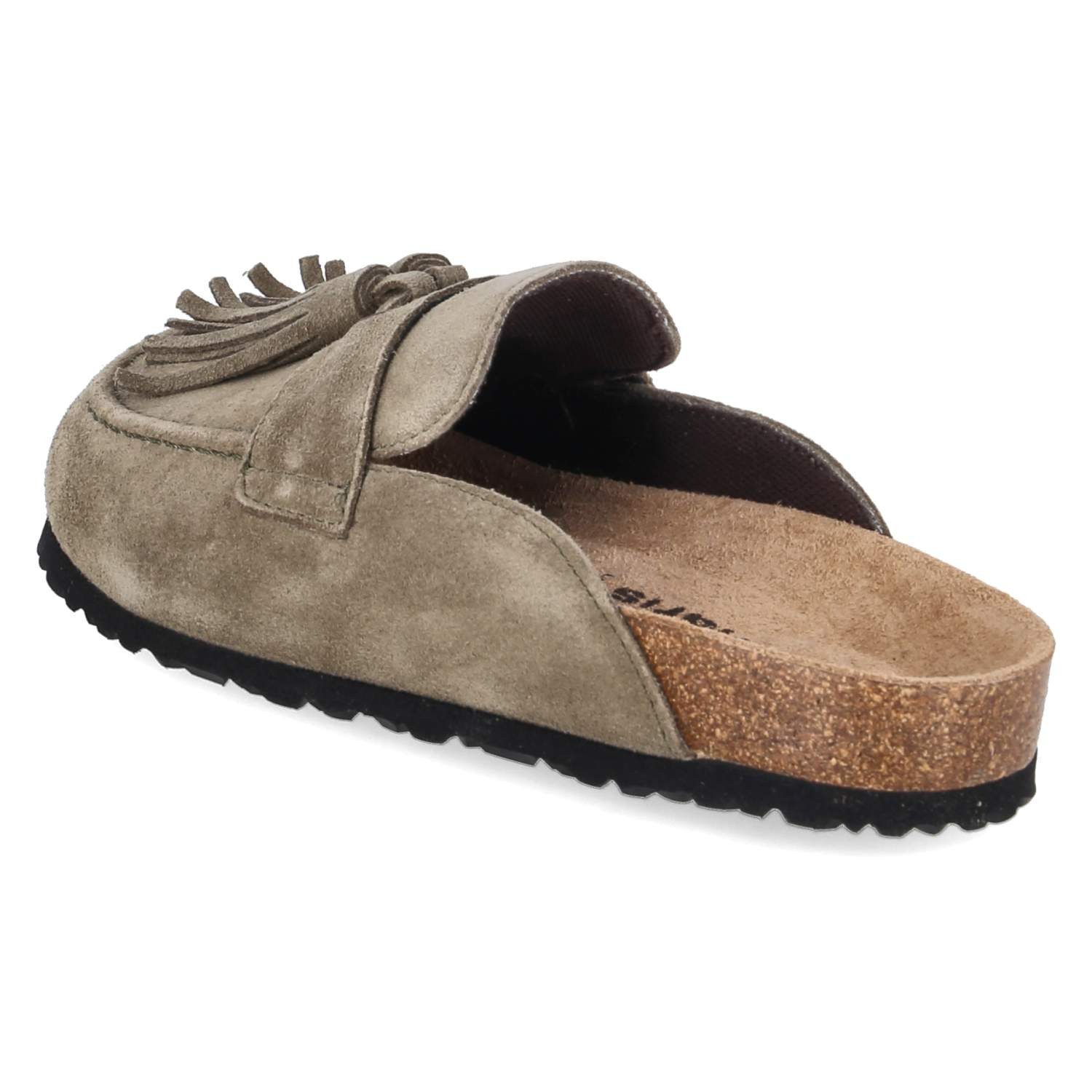 Tamaris Tamaris 1-27603-46-722 Damen Rauleder green Clog